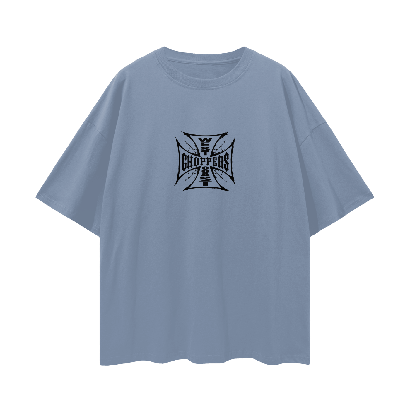 Vintage/Y2K Style West Coast Choppers Web Oversized T Shirt