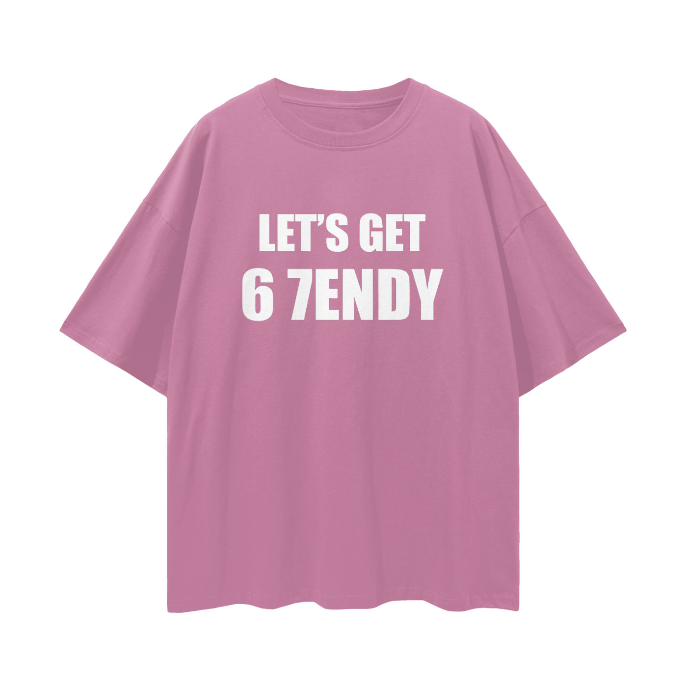 Vintage/Y2K Funny Lets Get 6 7endy Oversized T Shirt
