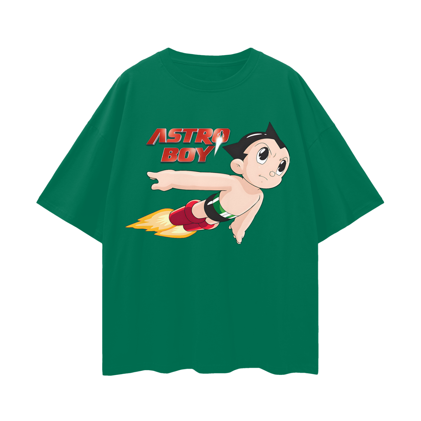 Vintage Like Astro Boy Graphic Oversized T Shirt