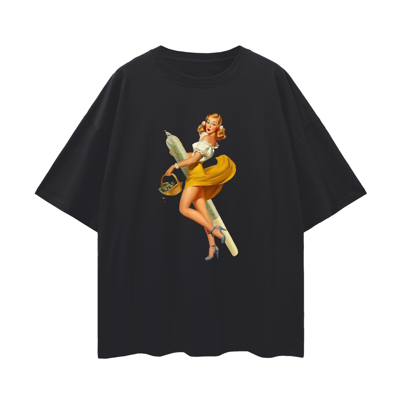 Vintage Like Women 4/20 Oversized T Shirt