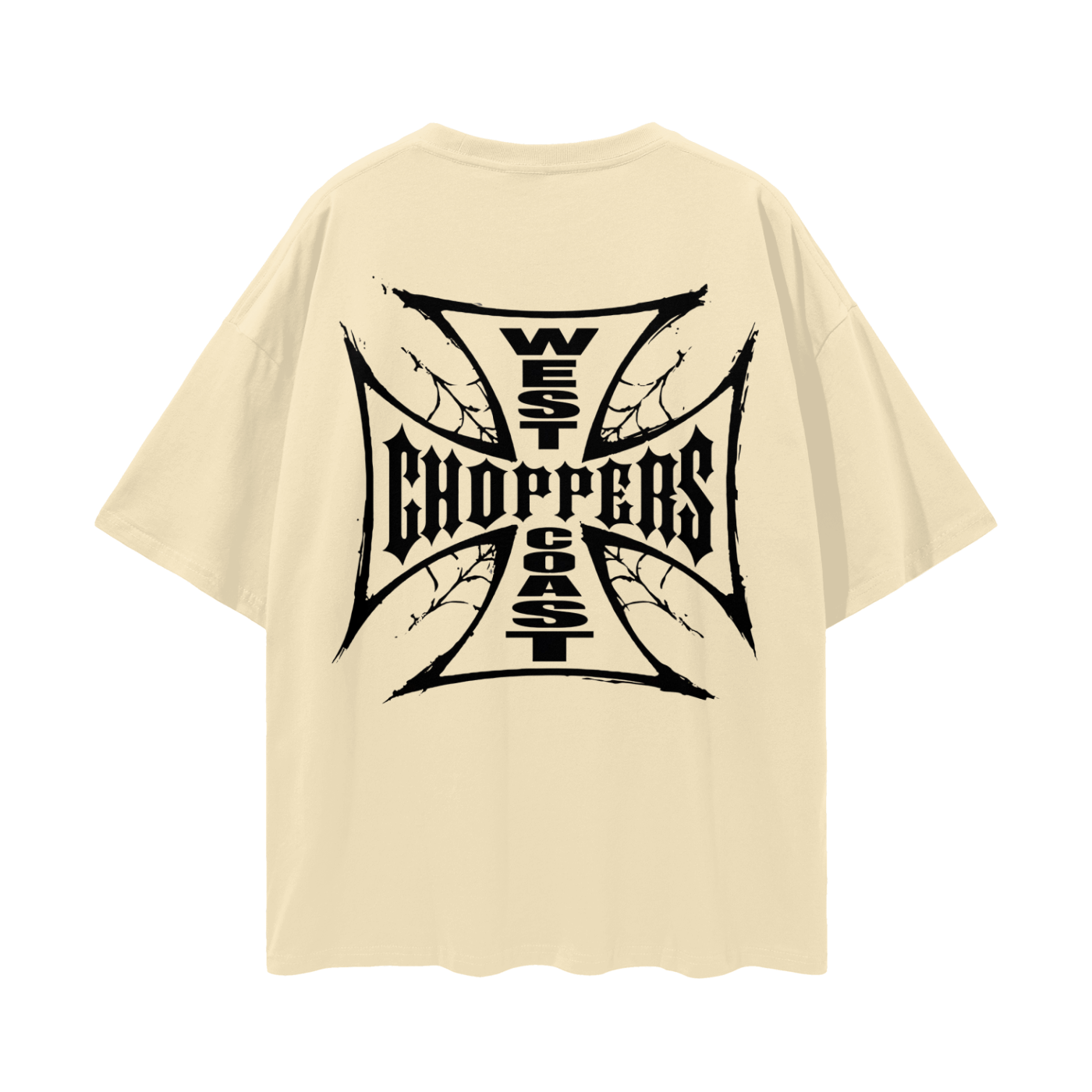 Vintage/Y2K Style West Coast Choppers Web Oversized T Shirt