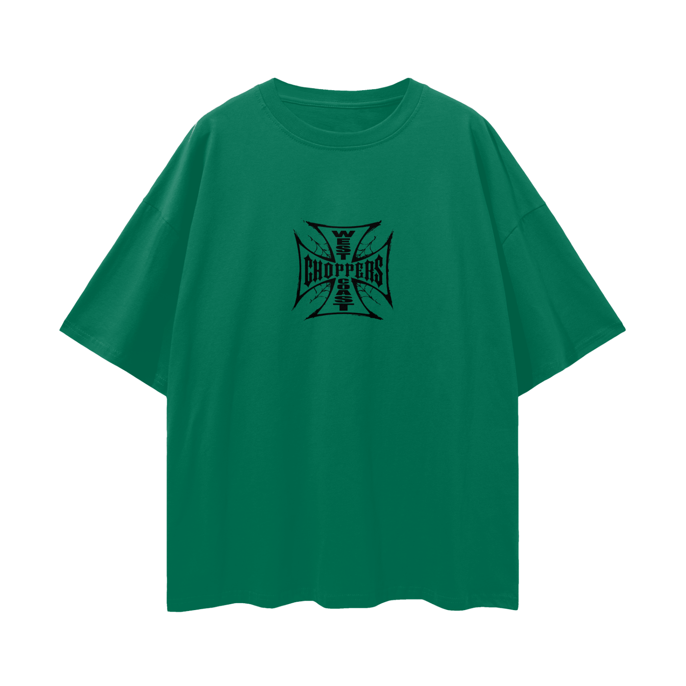 Vintage/Y2K Style West Coast Choppers Web Oversized T Shirt