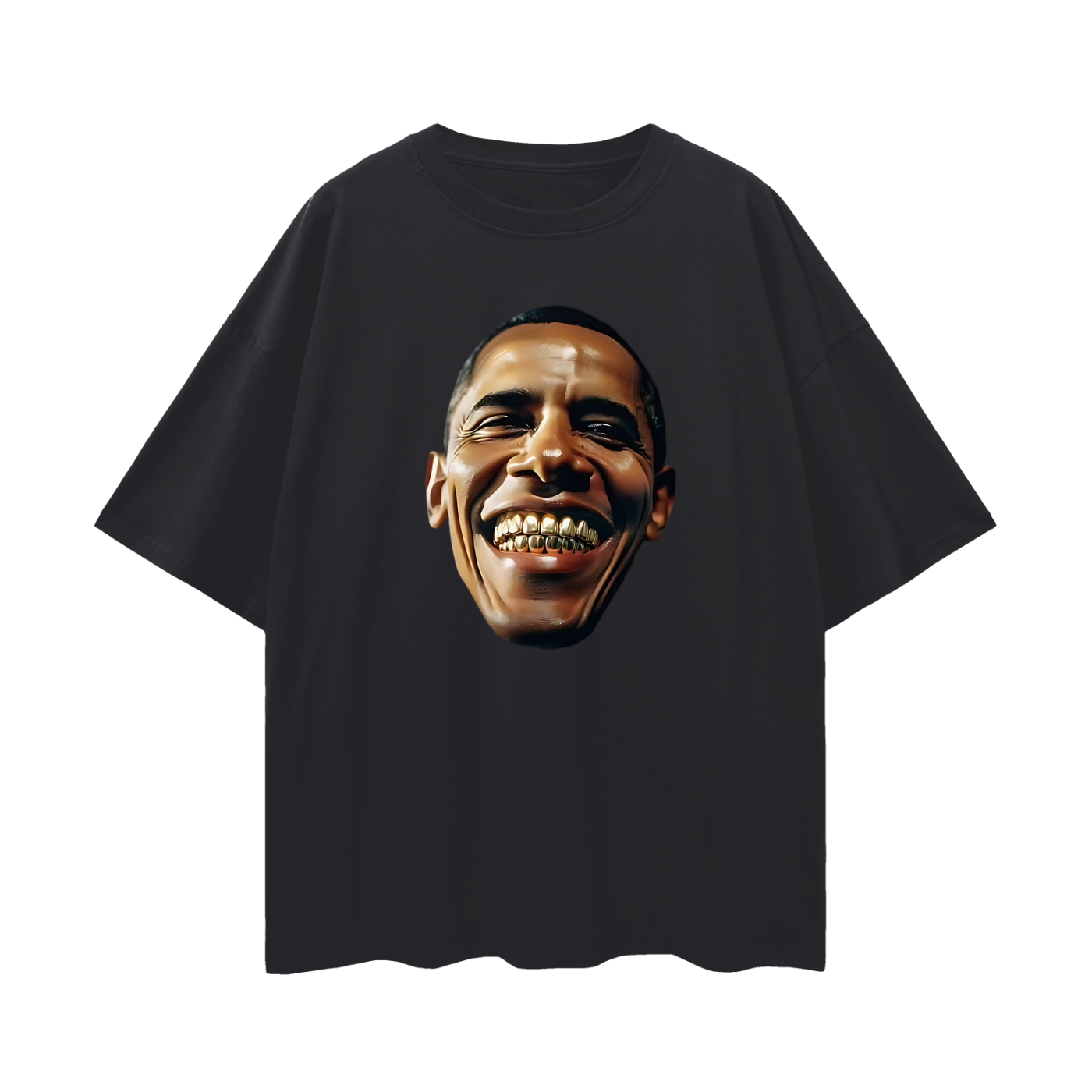 Vintage Like Obama With Grillz Oversized T Shirt