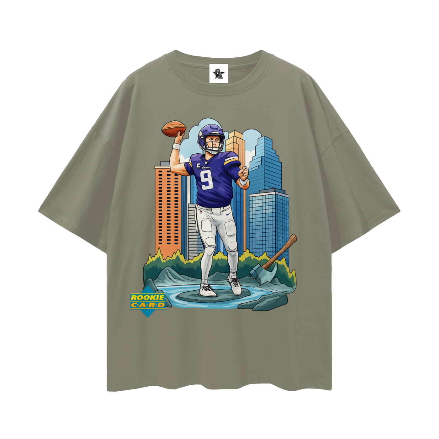 Vintage/Y2K JJ McCarthy Downtown Rookie Oversized T Shirt