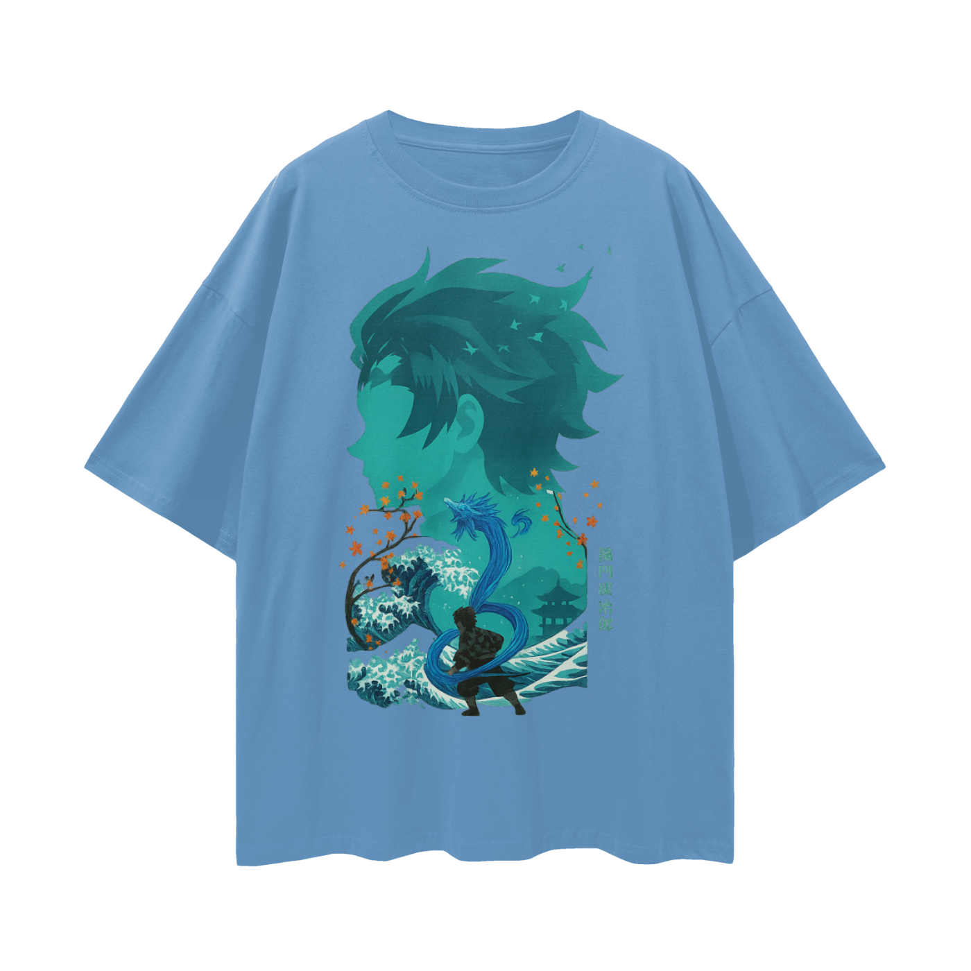 Vintage/Y2K Demon Slayer Anime Oversized T Shirt