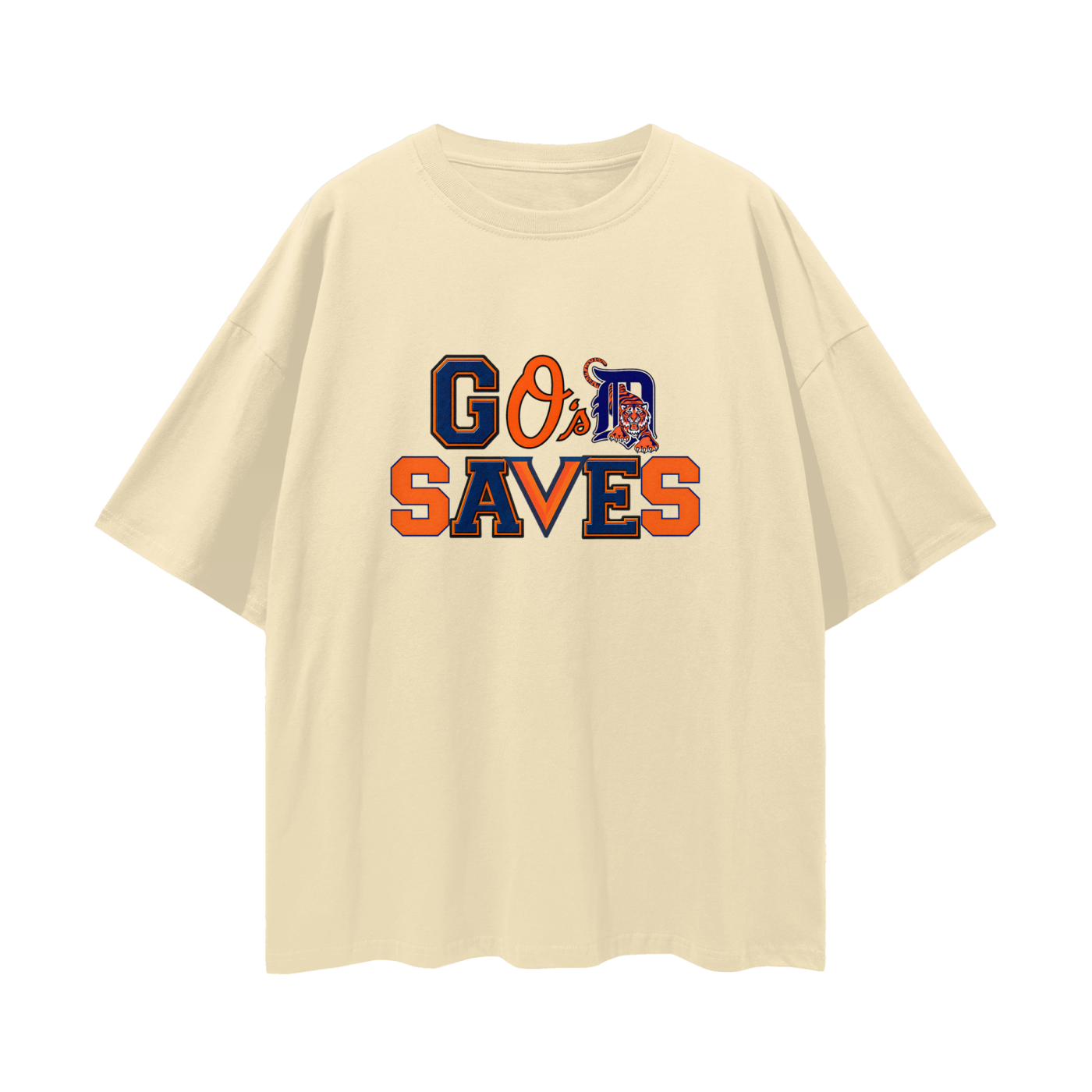 Religious God Saves Sport Logos Like Graphic Oversized T Shirt