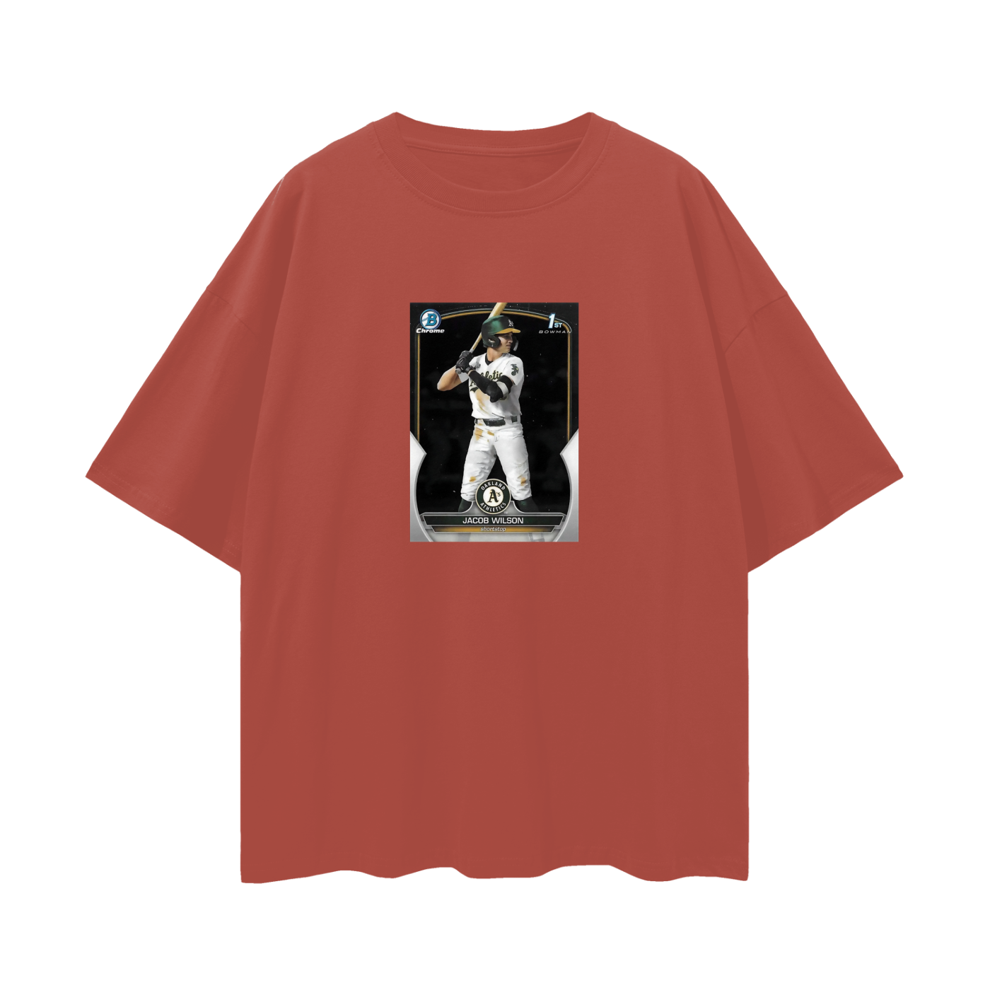 Jacob Wilson Athletics 1st Bowman T Shirt Vintage Like Graphic Oversized T Shirt