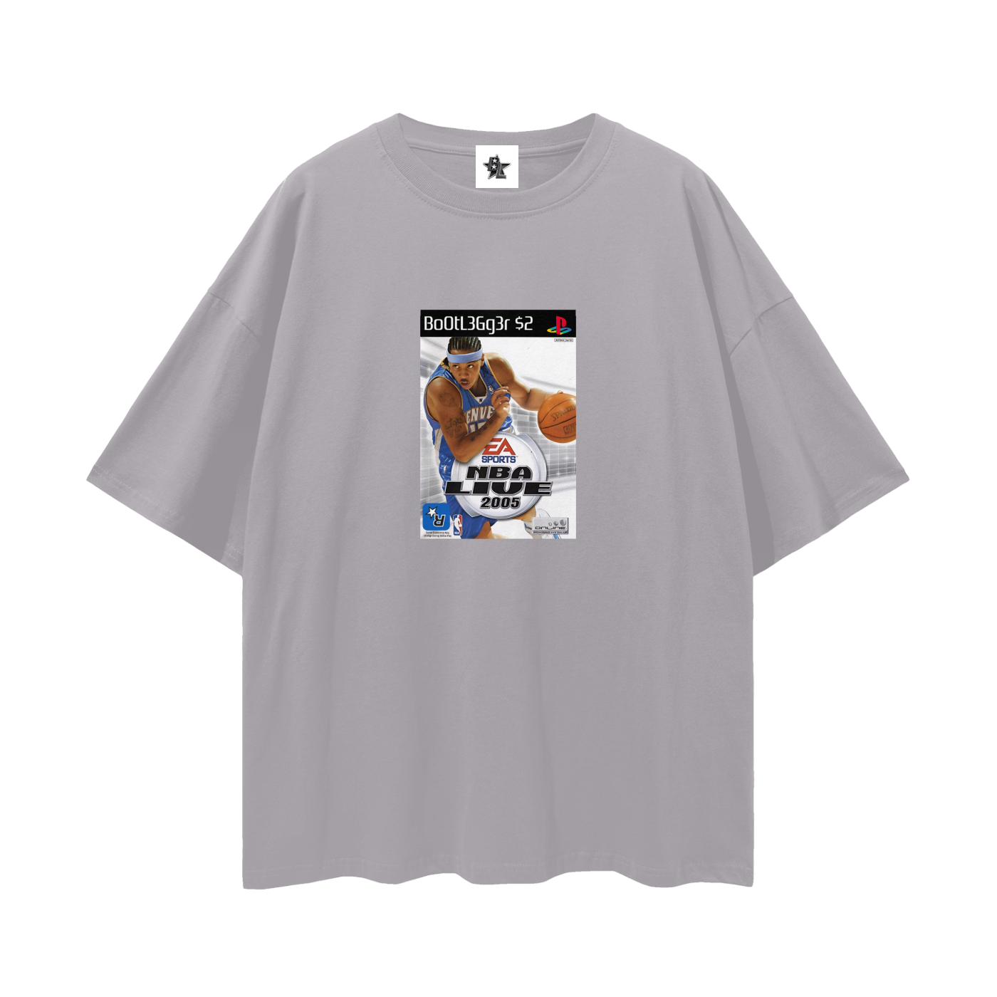 Vintage/Y2K PS2 Nba Live 2005 Bootlegger Oversized T Shirt