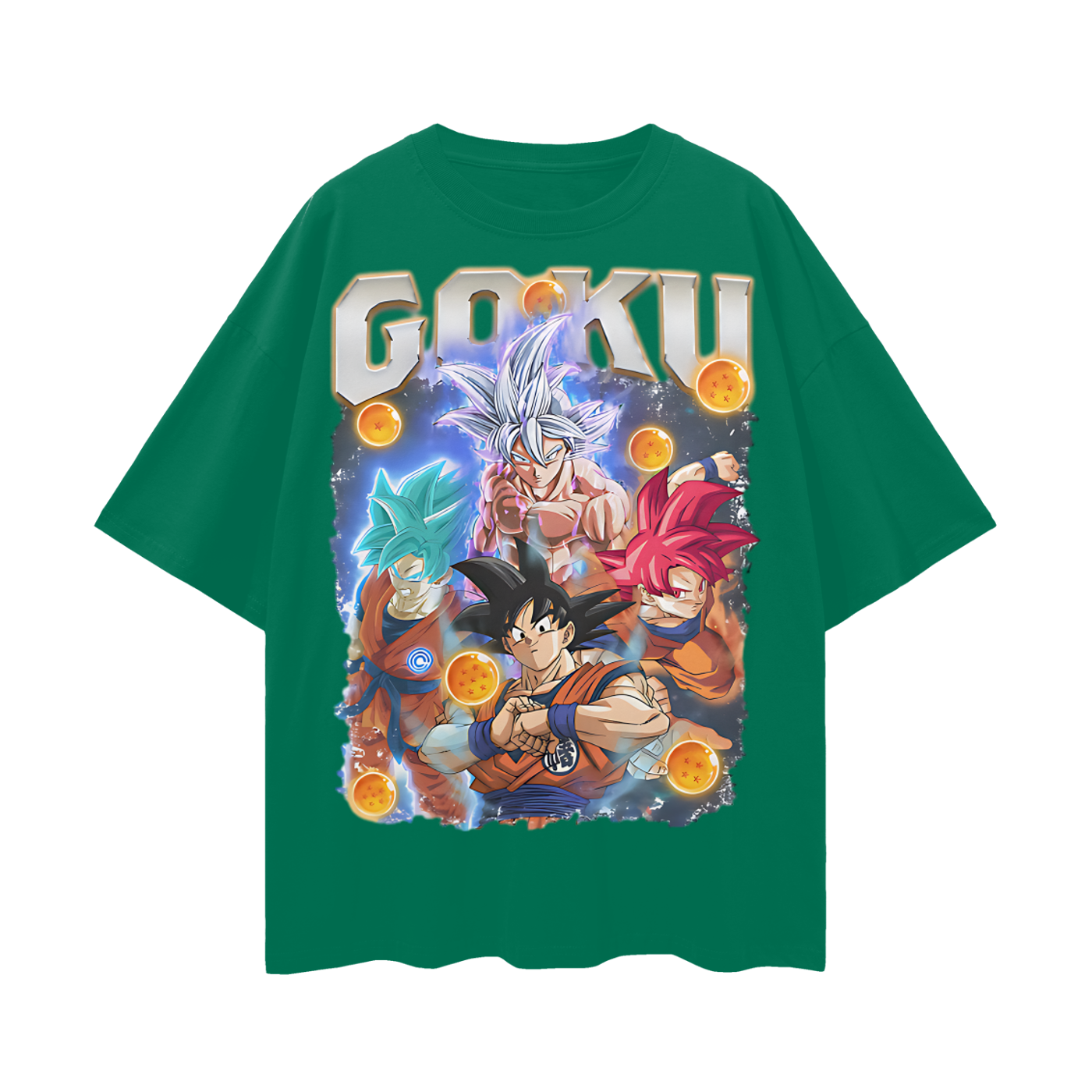 Vintage Like Goku Dragon Ball Z Graphic Oversized T Shirt