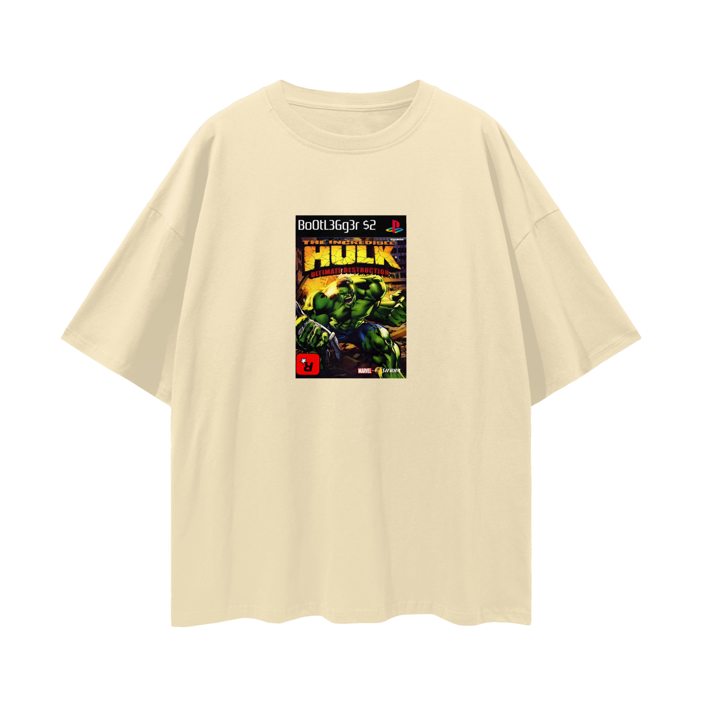 PlayStation 2 The Incredible Hulk PS2 Video Game Disc Tee