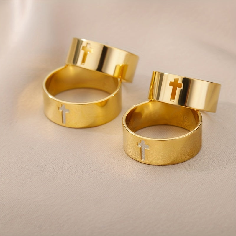 Religious Jesus Cross Ring