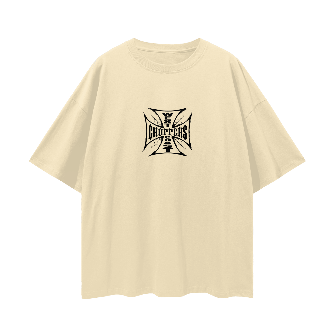 Vintage/Y2K Style West Coast Choppers Web Oversized T Shirt