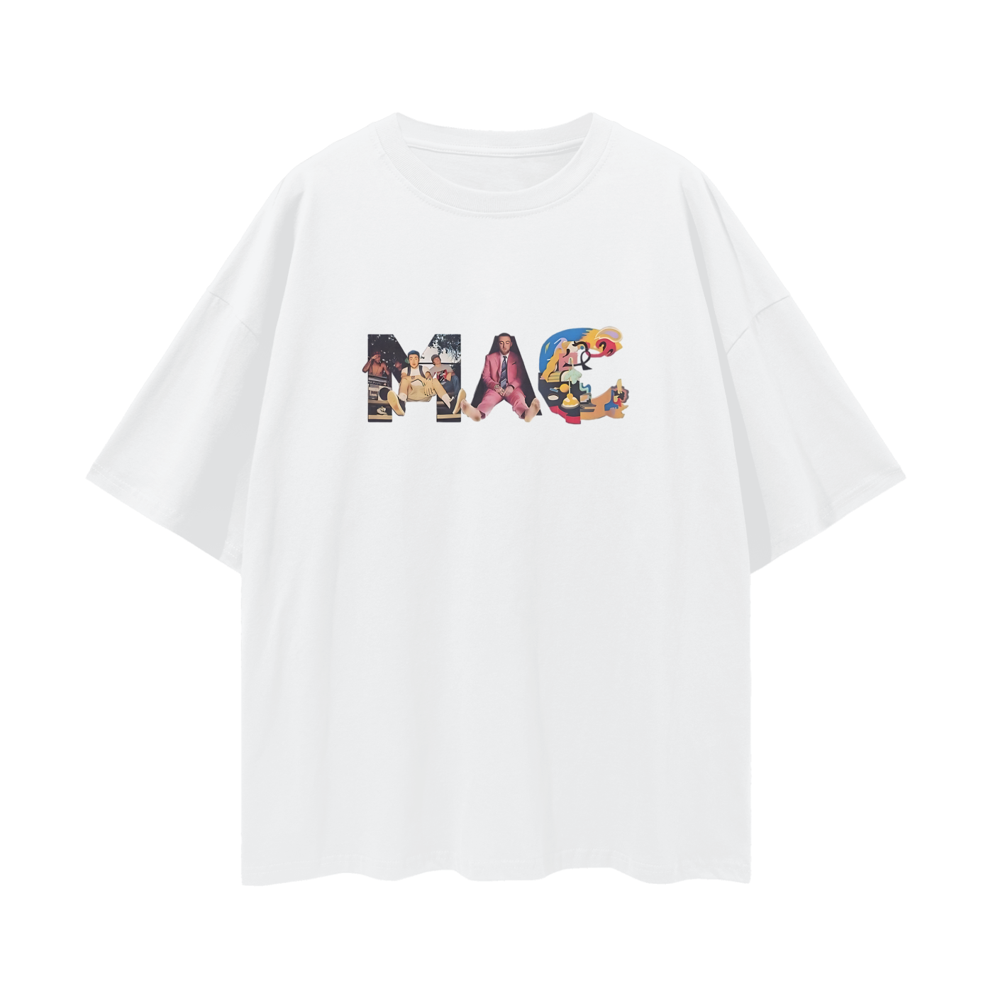 Mac Miller Album Spell Out Graphic Oversized T Shirt