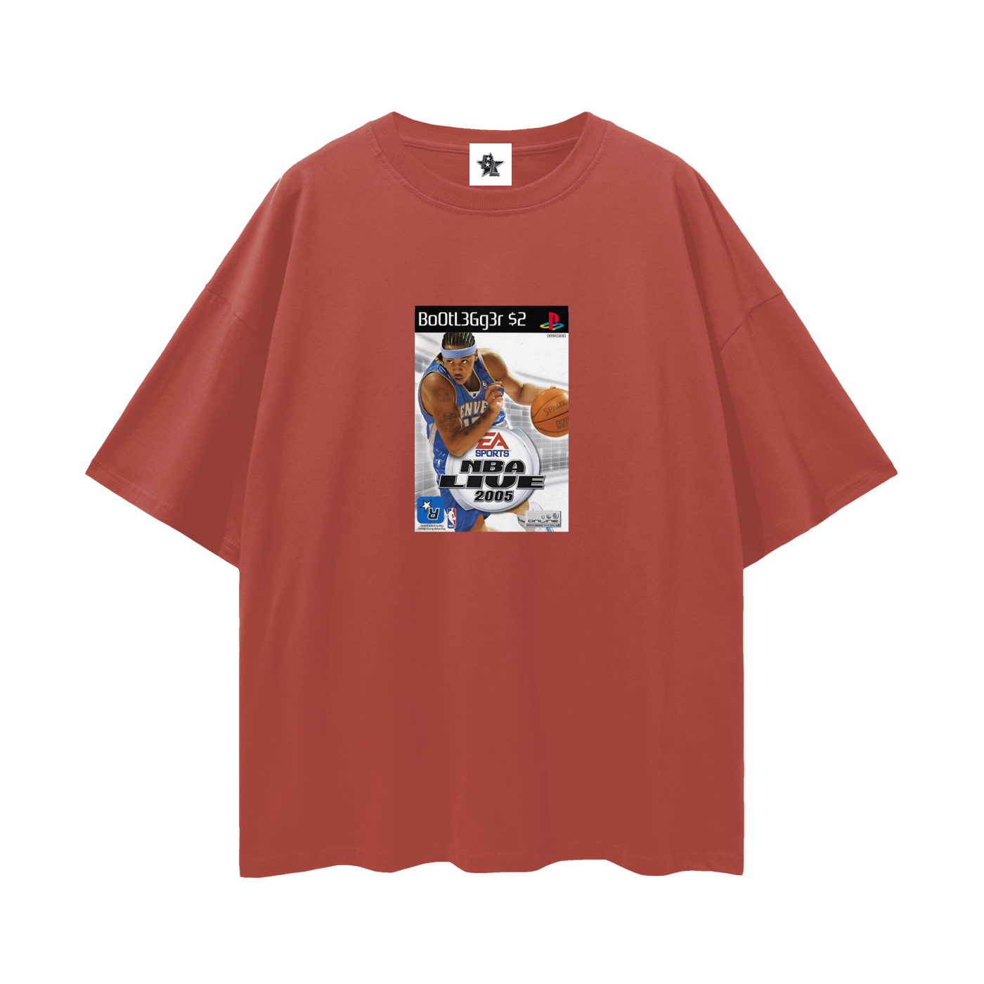 Vintage/Y2K PS2 Nba Live 2005 Bootlegger Oversized T Shirt