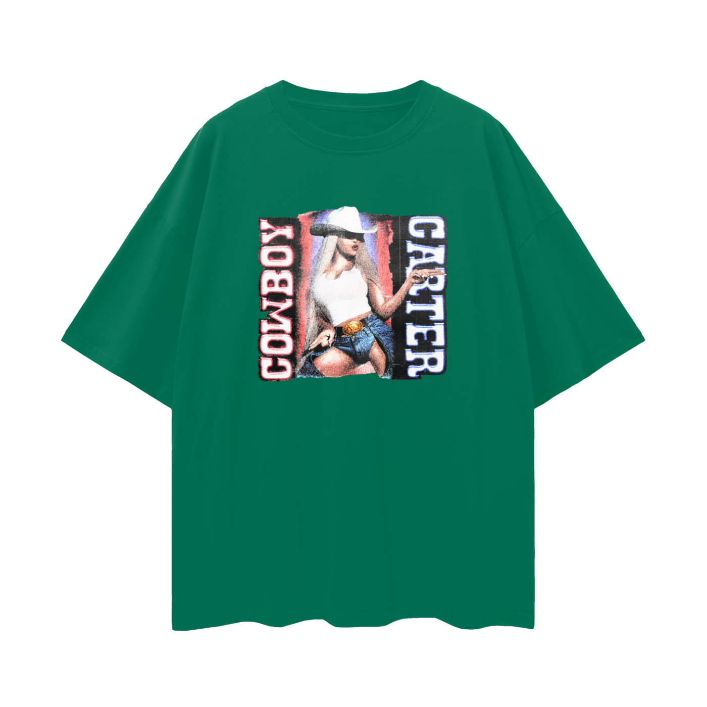 Vintage Like Beyonce Cowboy Carter Graphic Oversized T Shirt