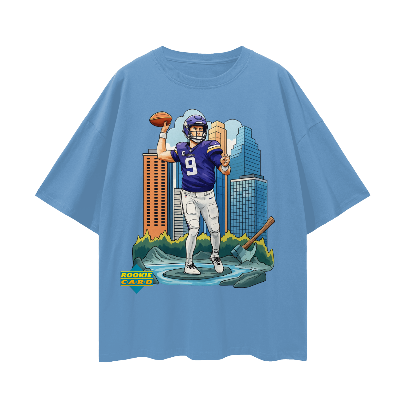 Vintage/Y2K JJ McCarthy Downtown Rookie Oversized T Shirt
