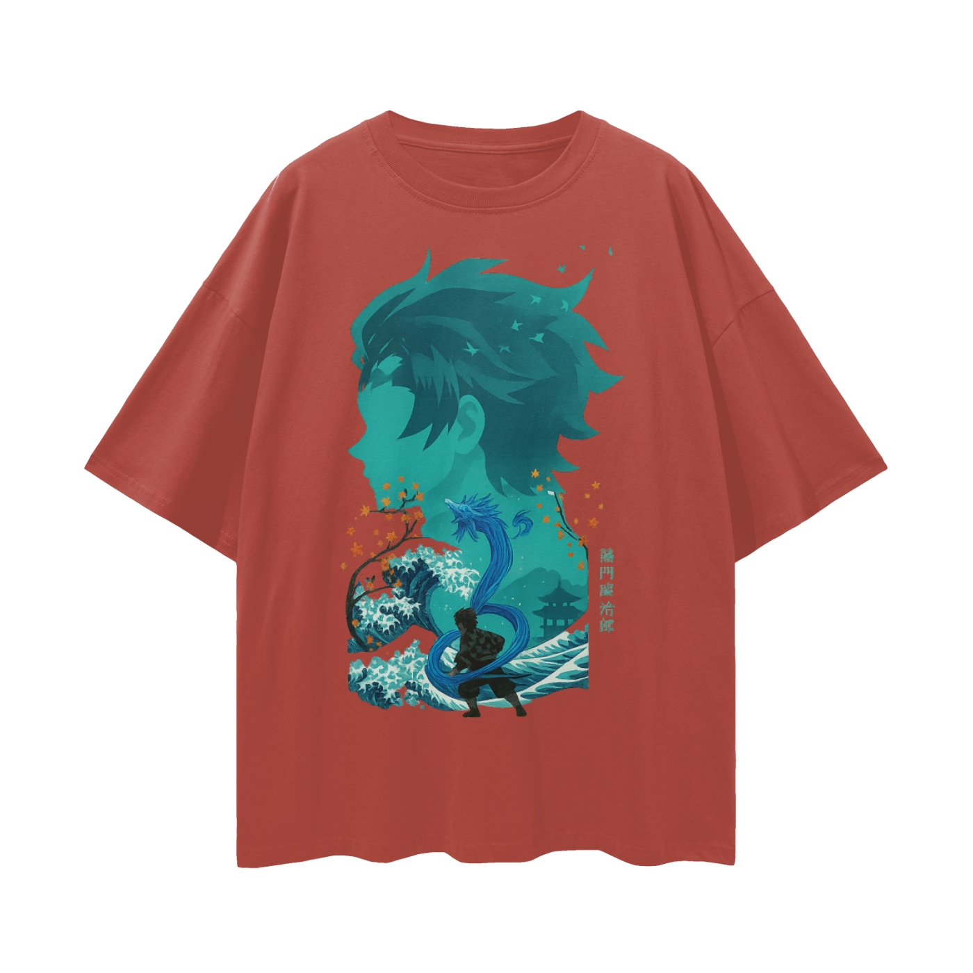 Vintage/Y2K Demon Slayer Anime Oversized T Shirt