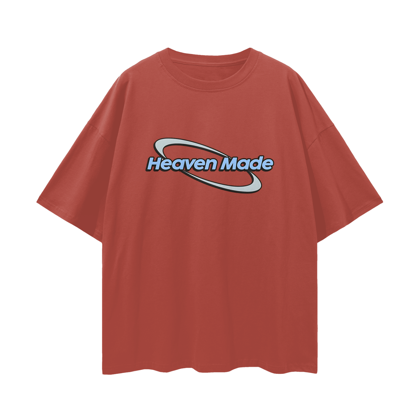 Religious Jesus Heaven Made Graphic Oversized T Shirt