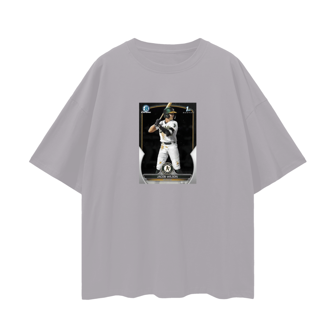 Jacob Wilson Athletics 1st Bowman T Shirt Vintage Like Graphic Oversized T Shirt