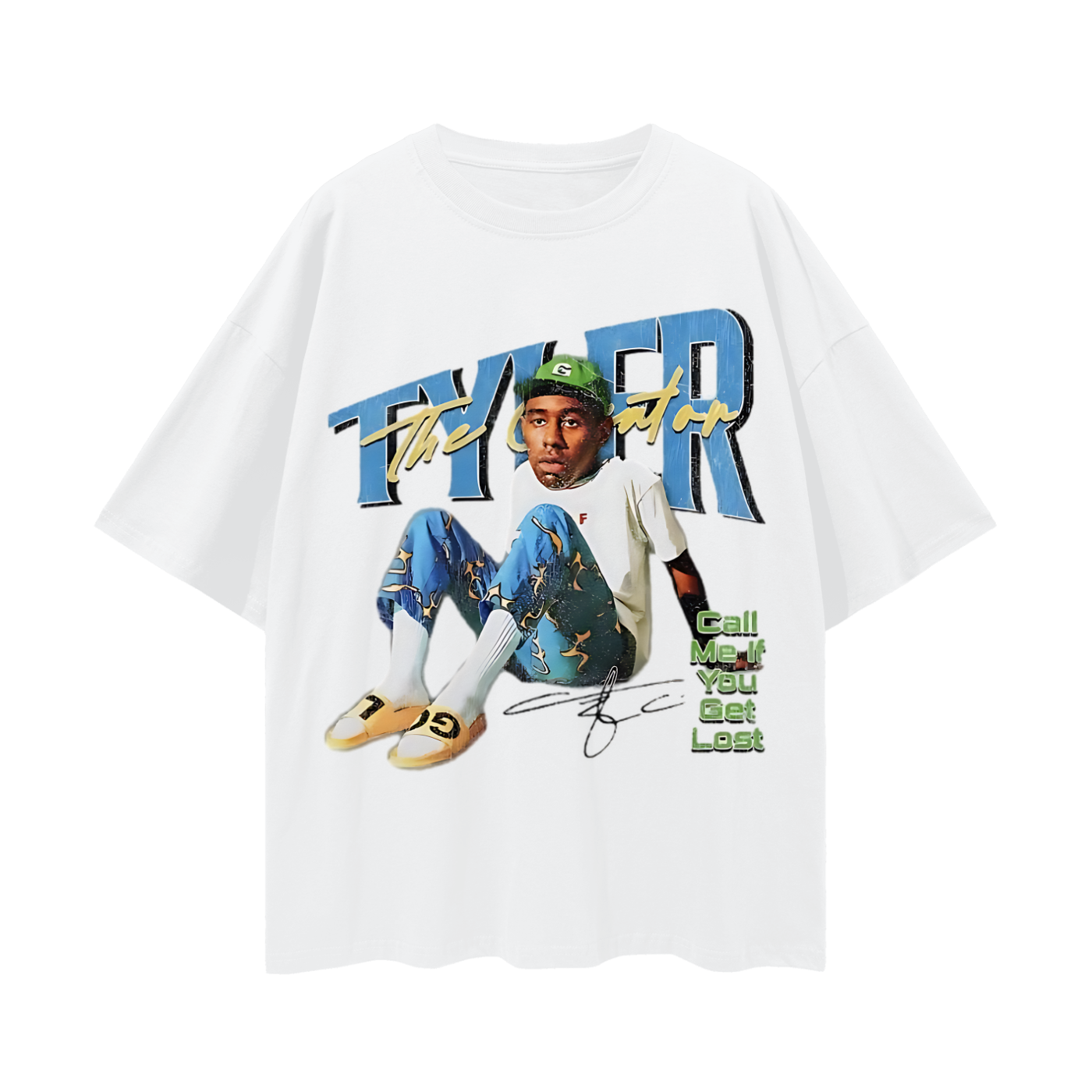 Tyler The Creator Call Me If You Get Lost Album Graphic Oversized T Shirt