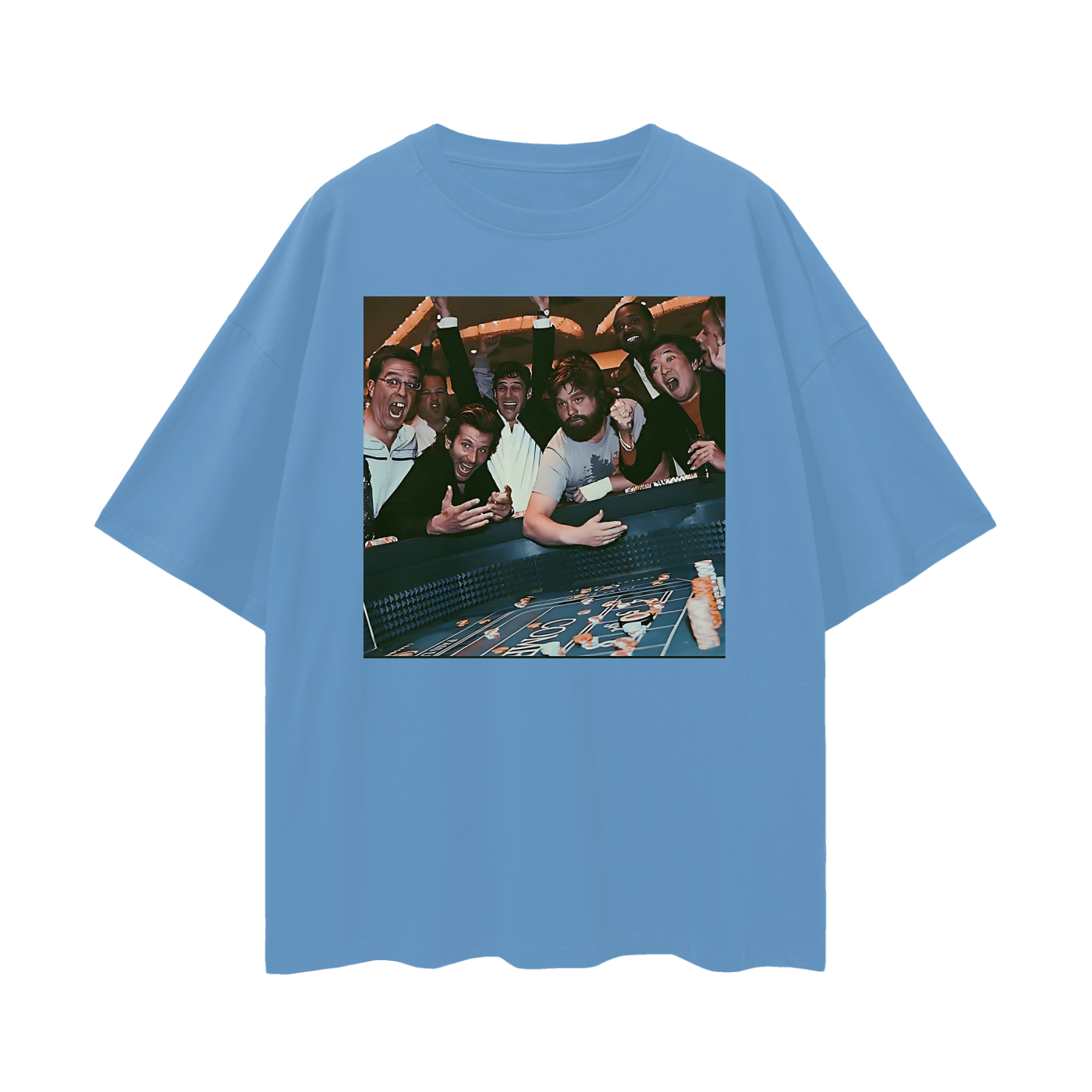 Funny Hang Over Casino Poker Oversized T Shirt