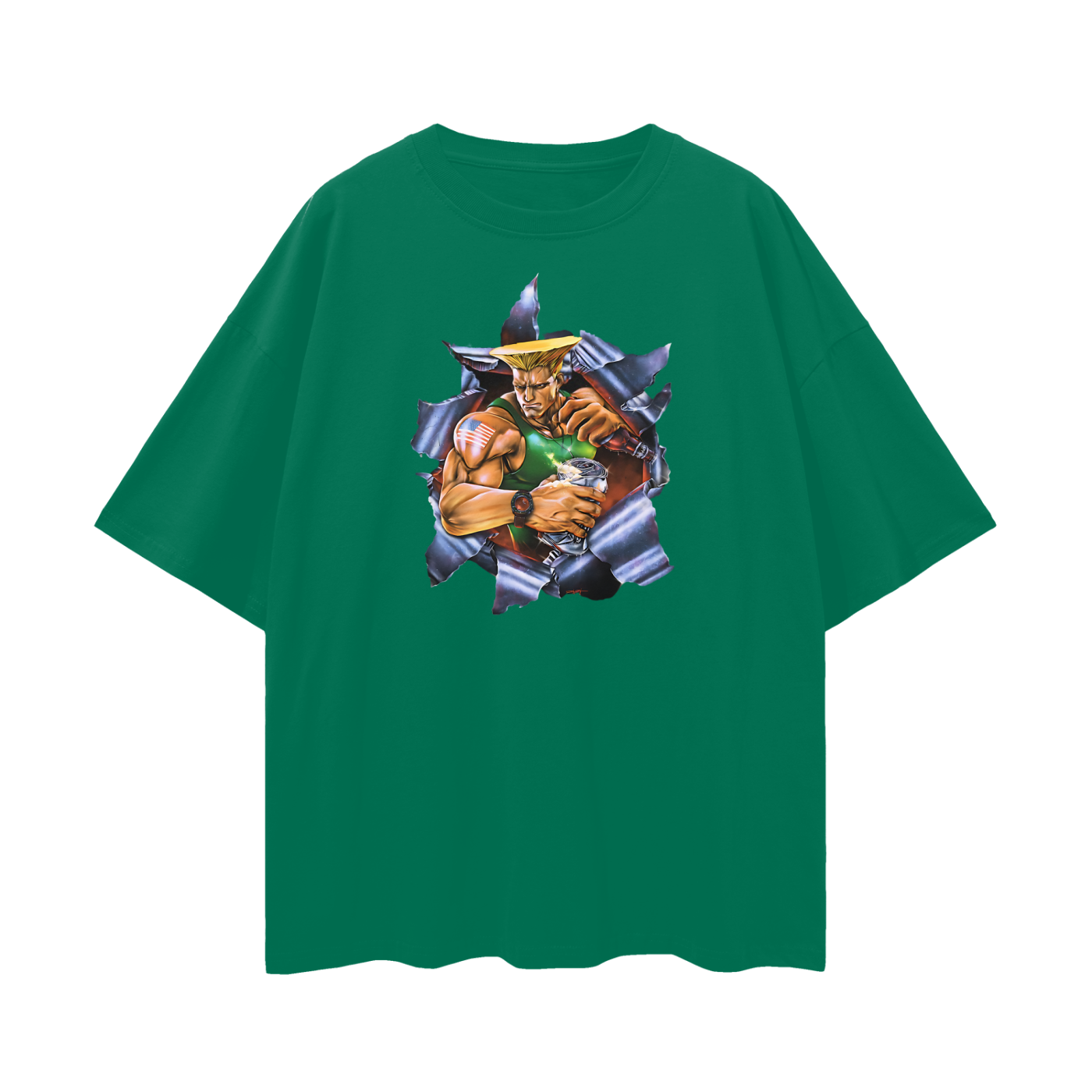 Vintage Like Buff Toy Soldier Oversized T Shirt