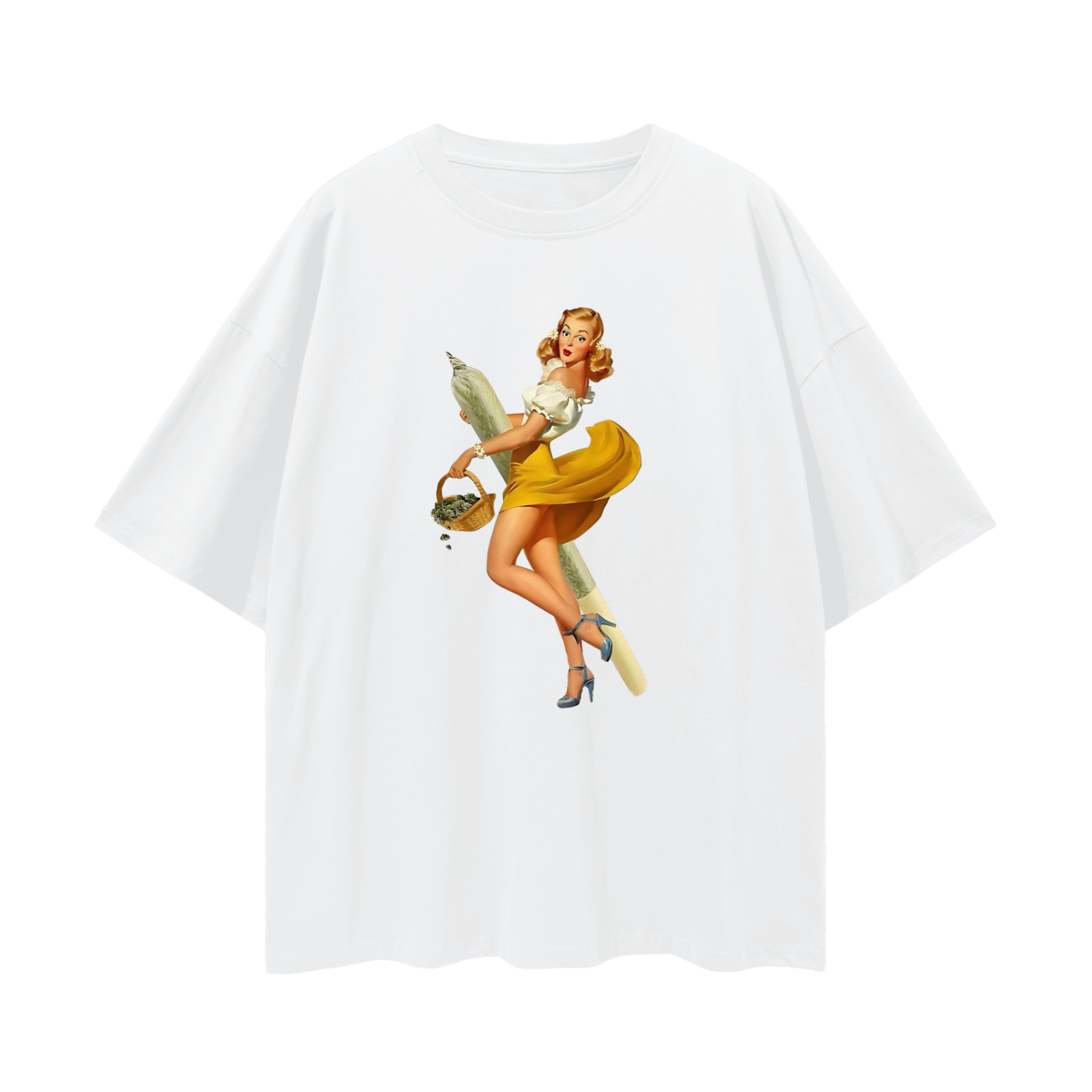 Vintage Like Women 4/20 Oversized T Shirt