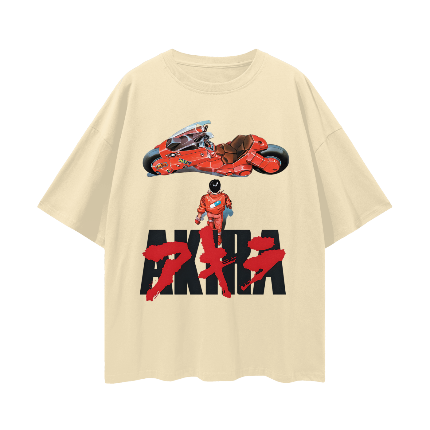 1988 Akira Anime Y2K Vintage Like Graphic Oversized T Shirt