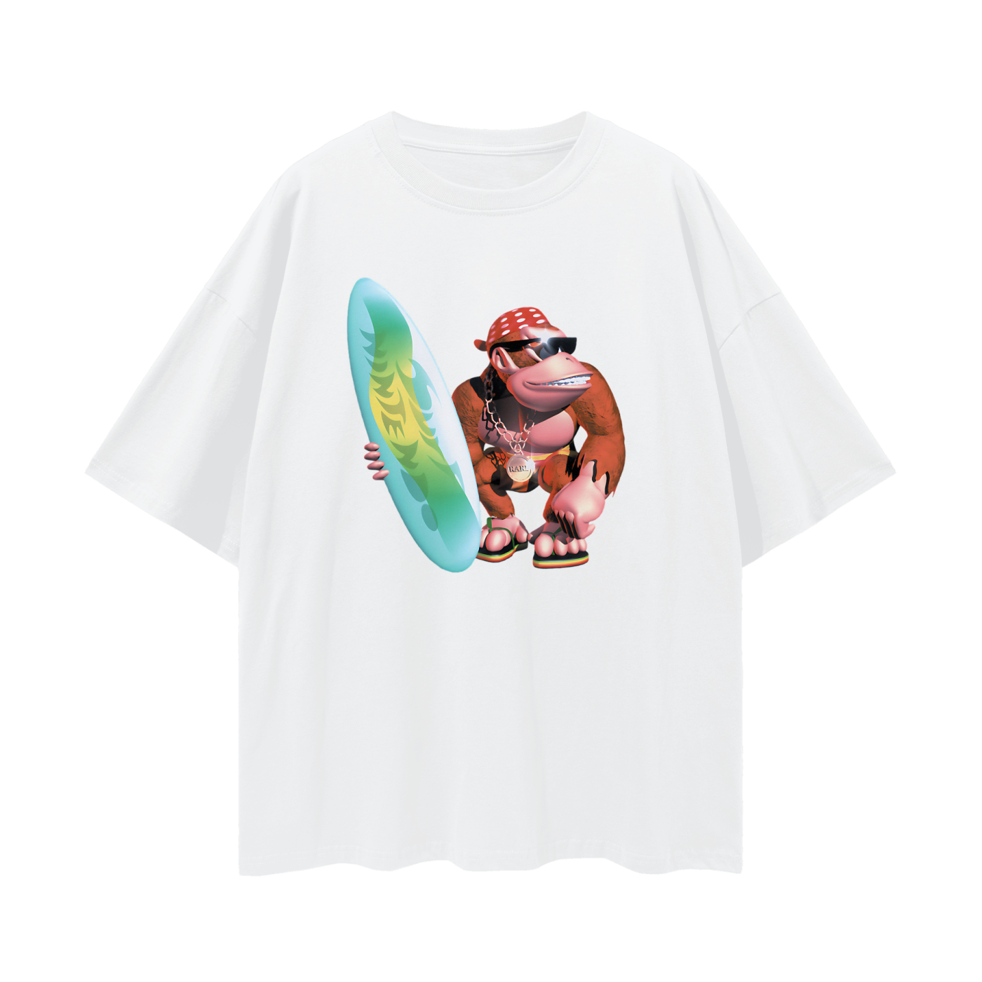 Vintage Like Funky Kong Oversized T Shirt