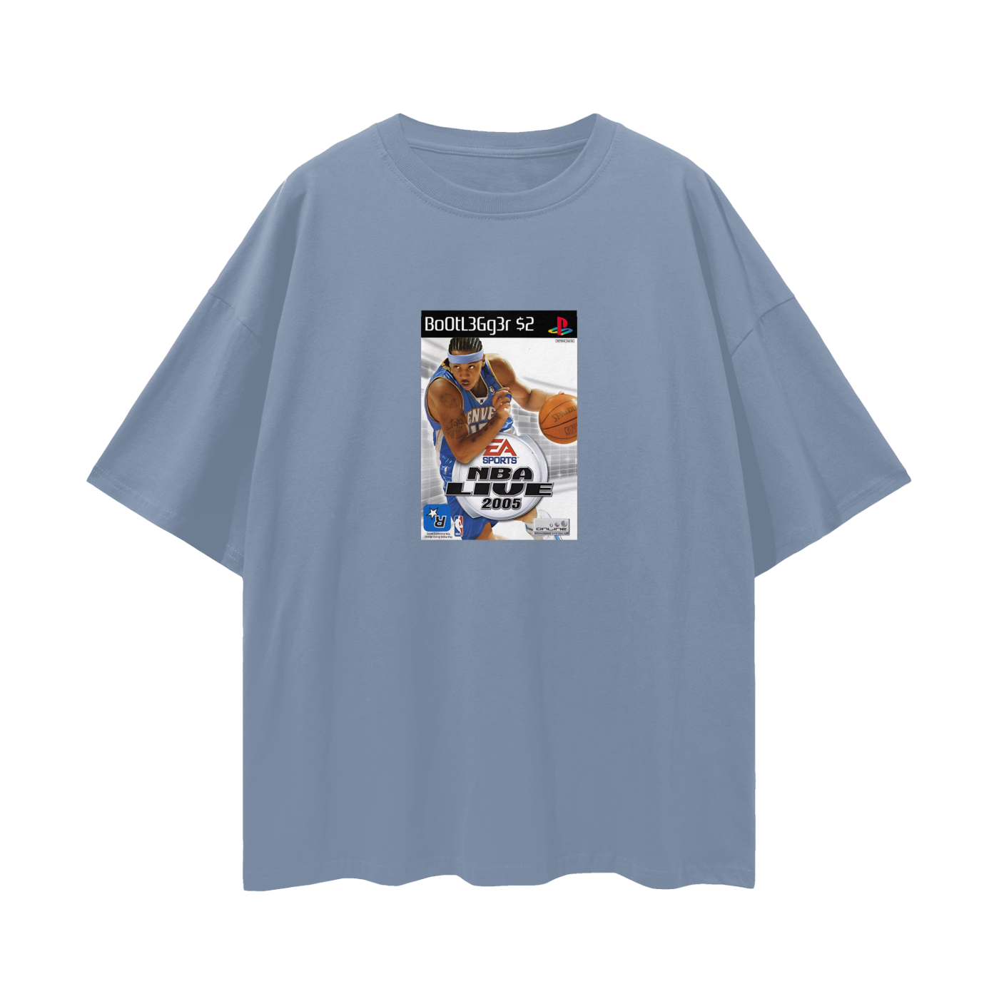 Vintage/Y2K PS2 Nba Live 2005 Bootlegger Oversized T Shirt