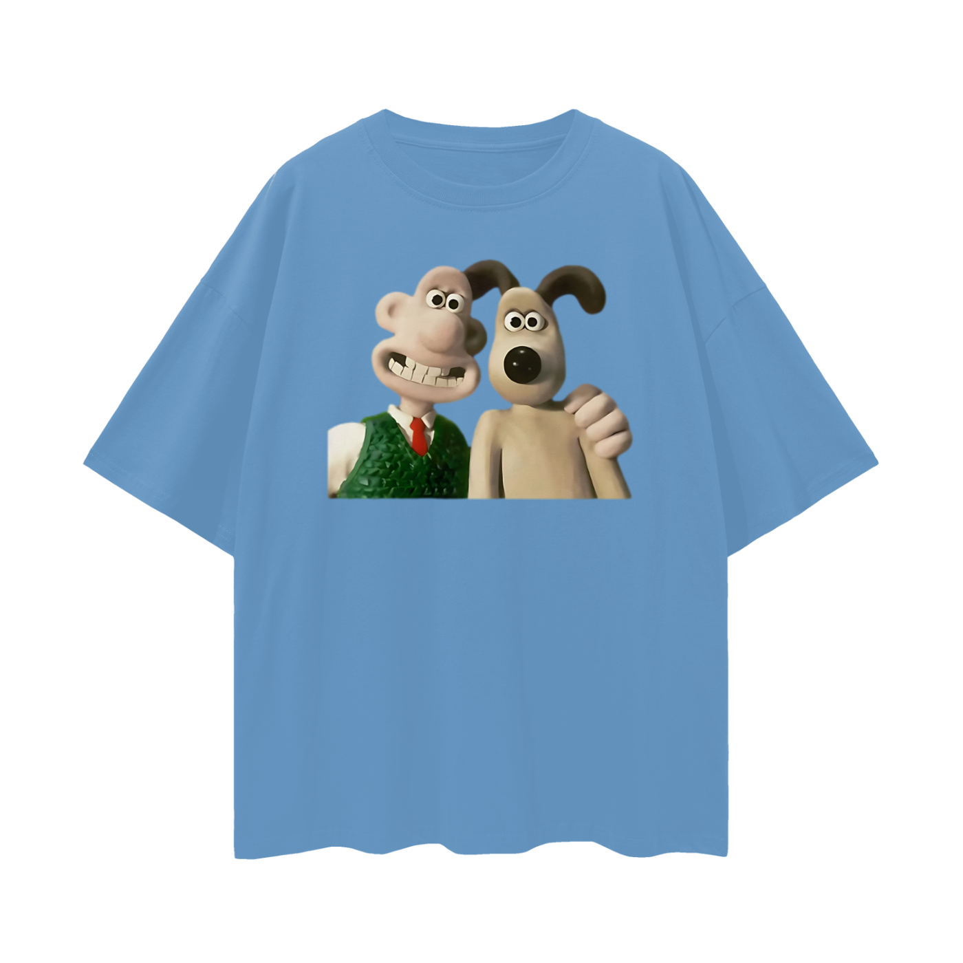 Vintage Like Wallis & Gromit Movie Oversized T Shirt