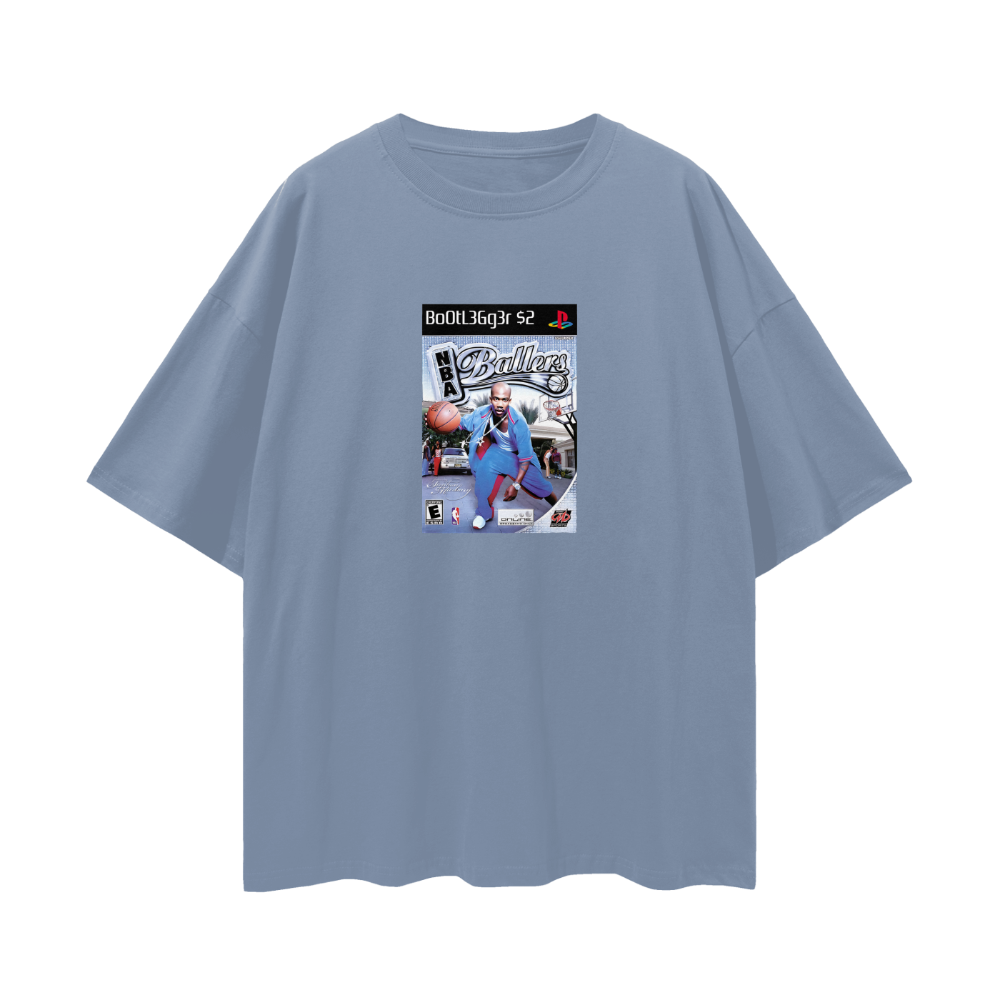 PlayStation 2 NBA Ballers PS2 Video Game Disc Tee