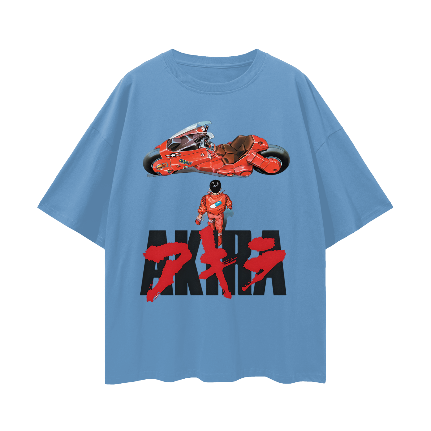 1988 Akira Anime Y2K Vintage Like Graphic Oversized T Shirt