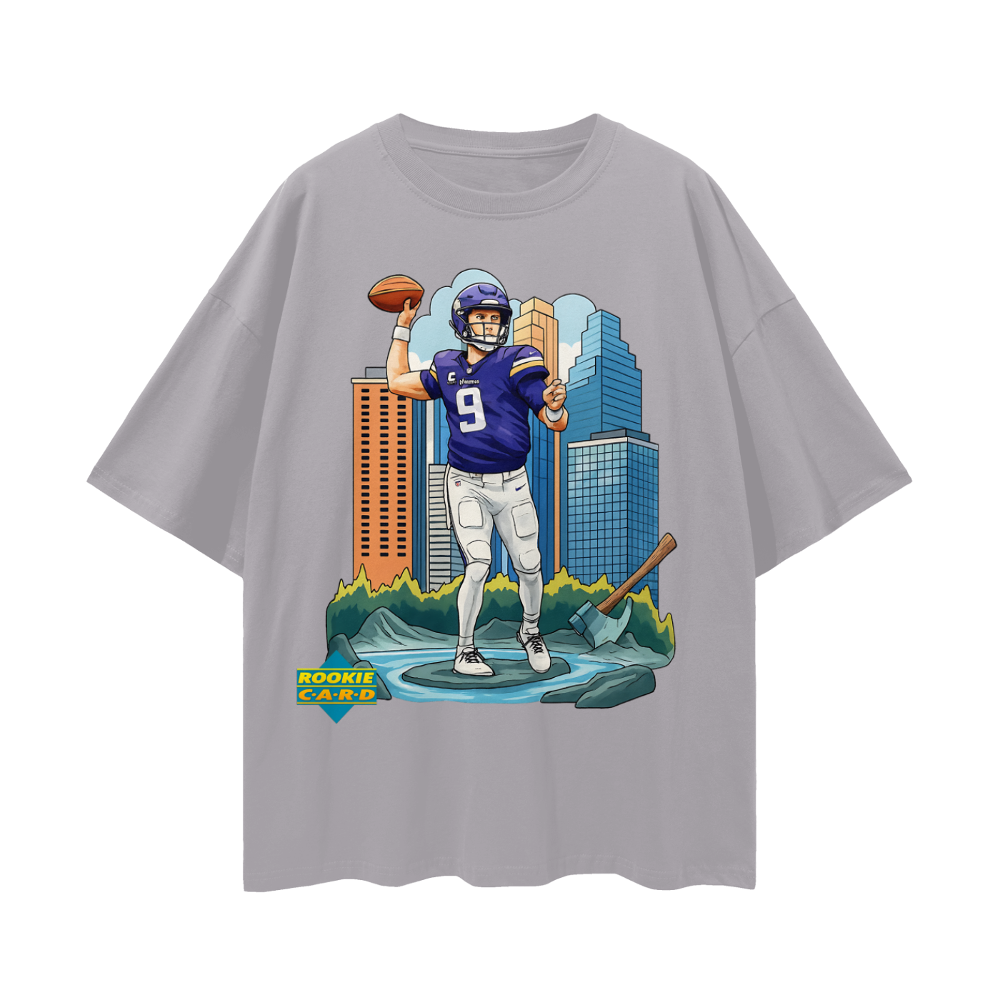 Vintage/Y2K JJ McCarthy Downtown Rookie Oversized T Shirt