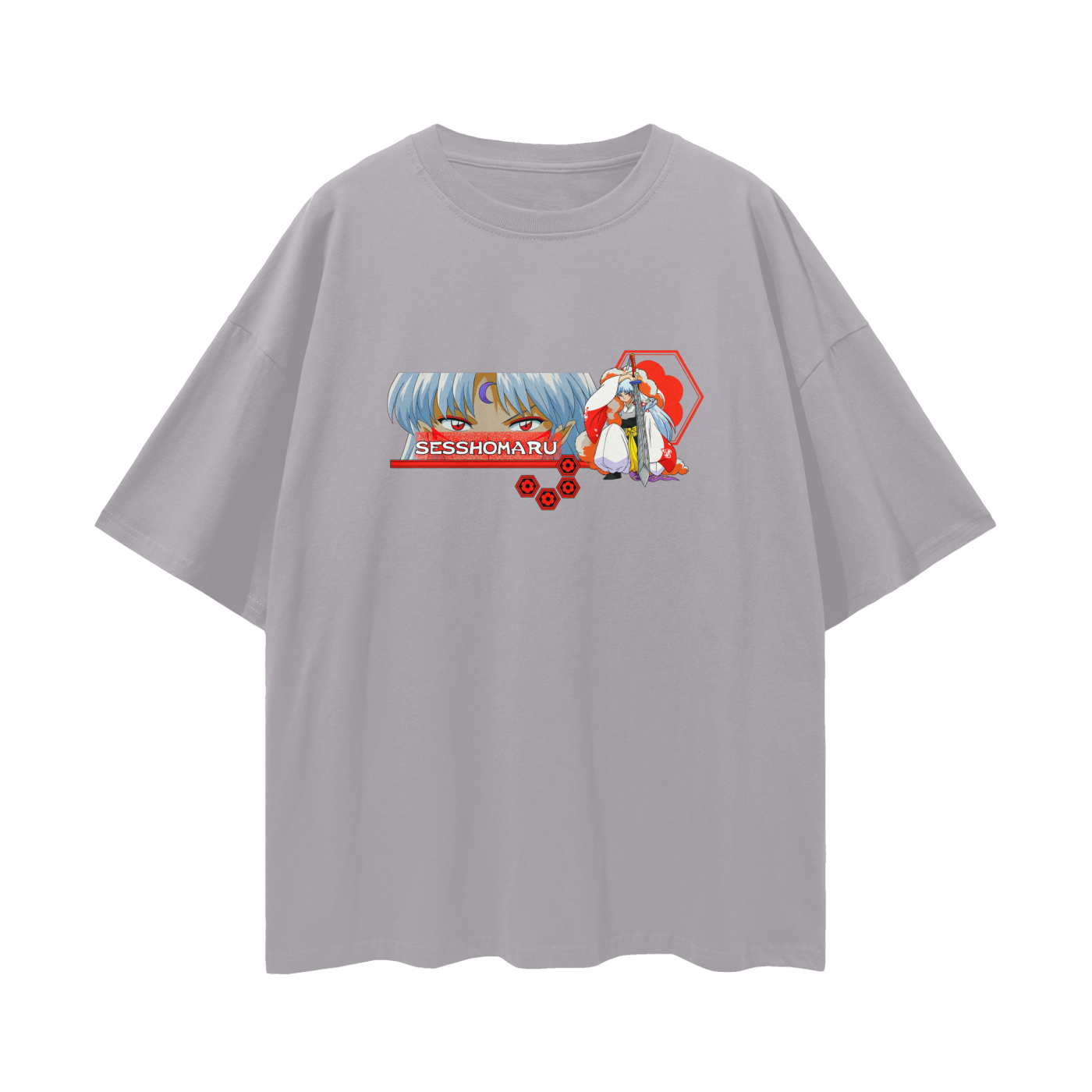 Vintage/Y2K InuYasha Anime Sesshomaru Oversized T Shirt