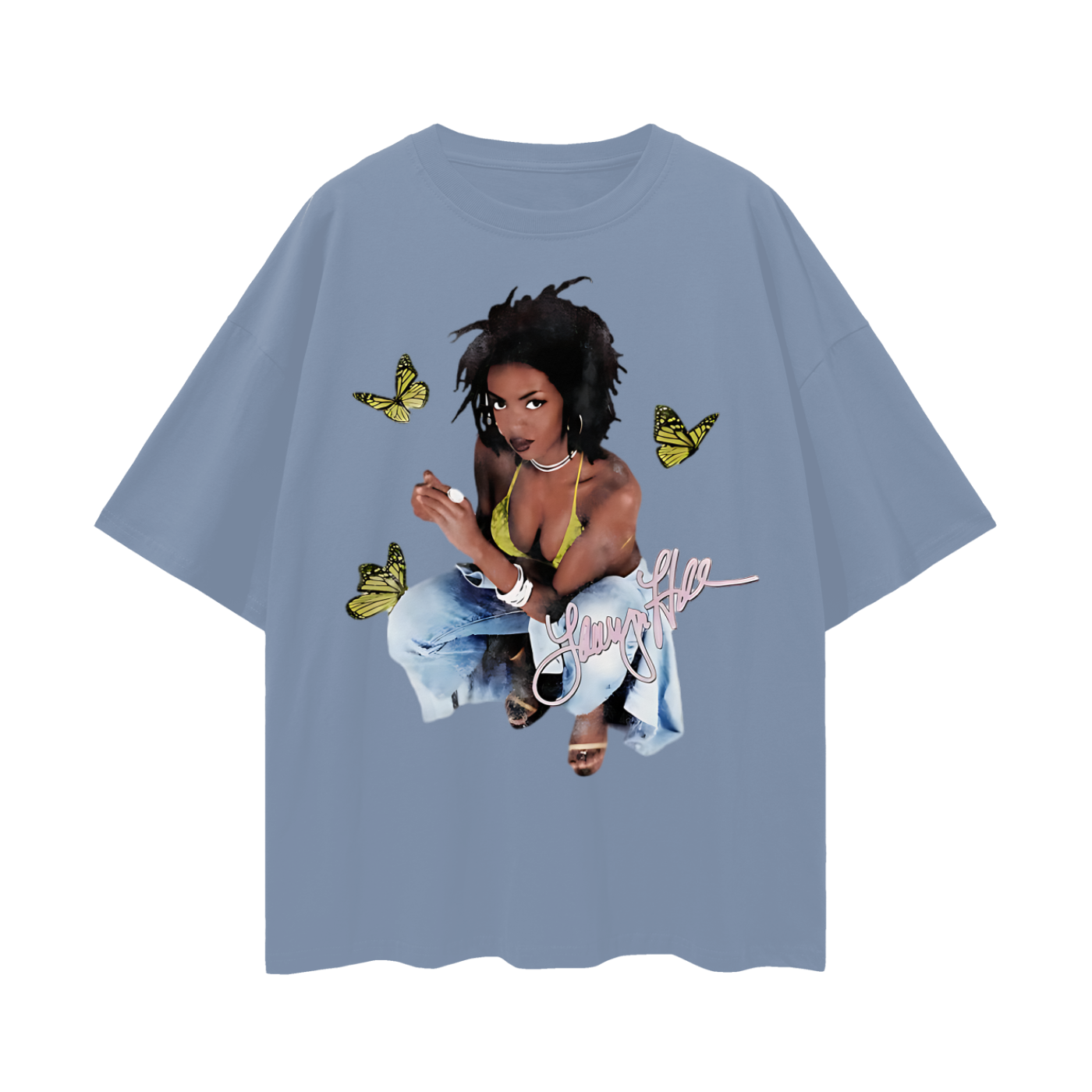 Vintage Like Boot Leg Lauryn Hill 90s Graphic Oversized T Shirt