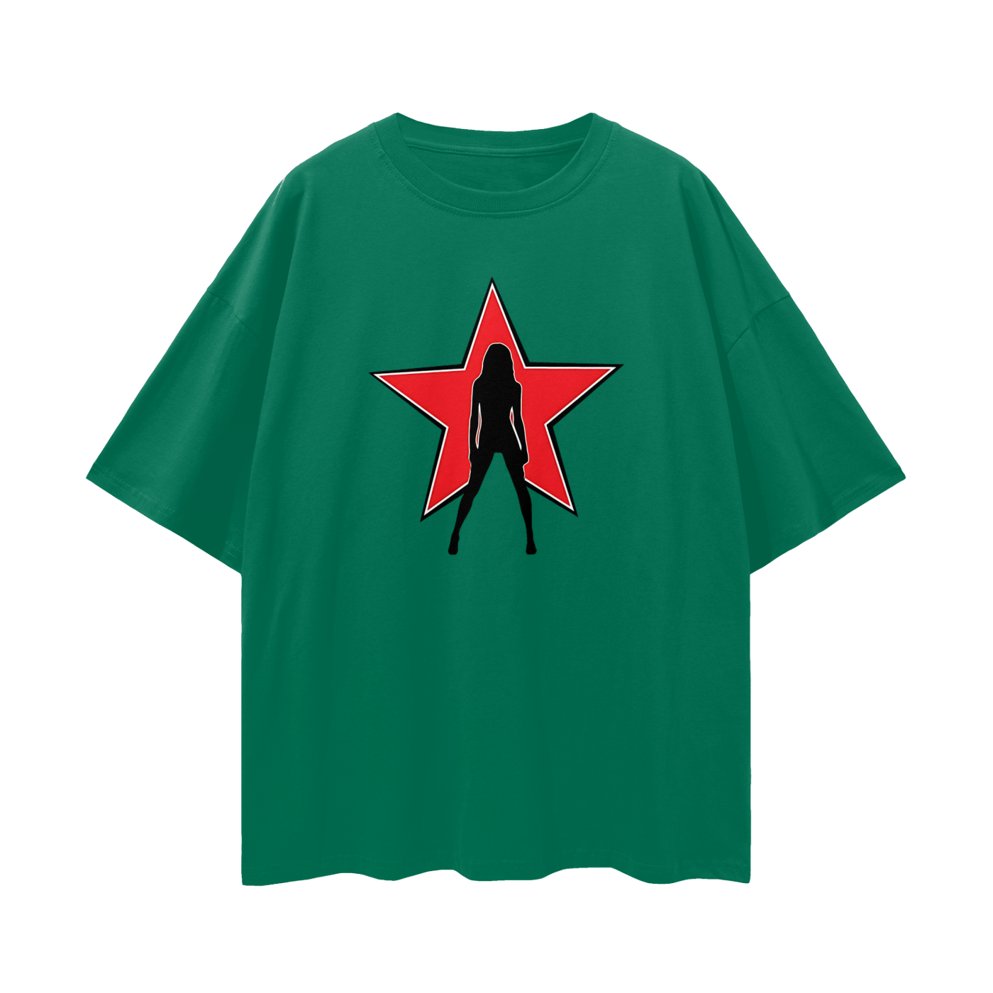 Vintage/Y2K Star Lady Oversized T Shirt