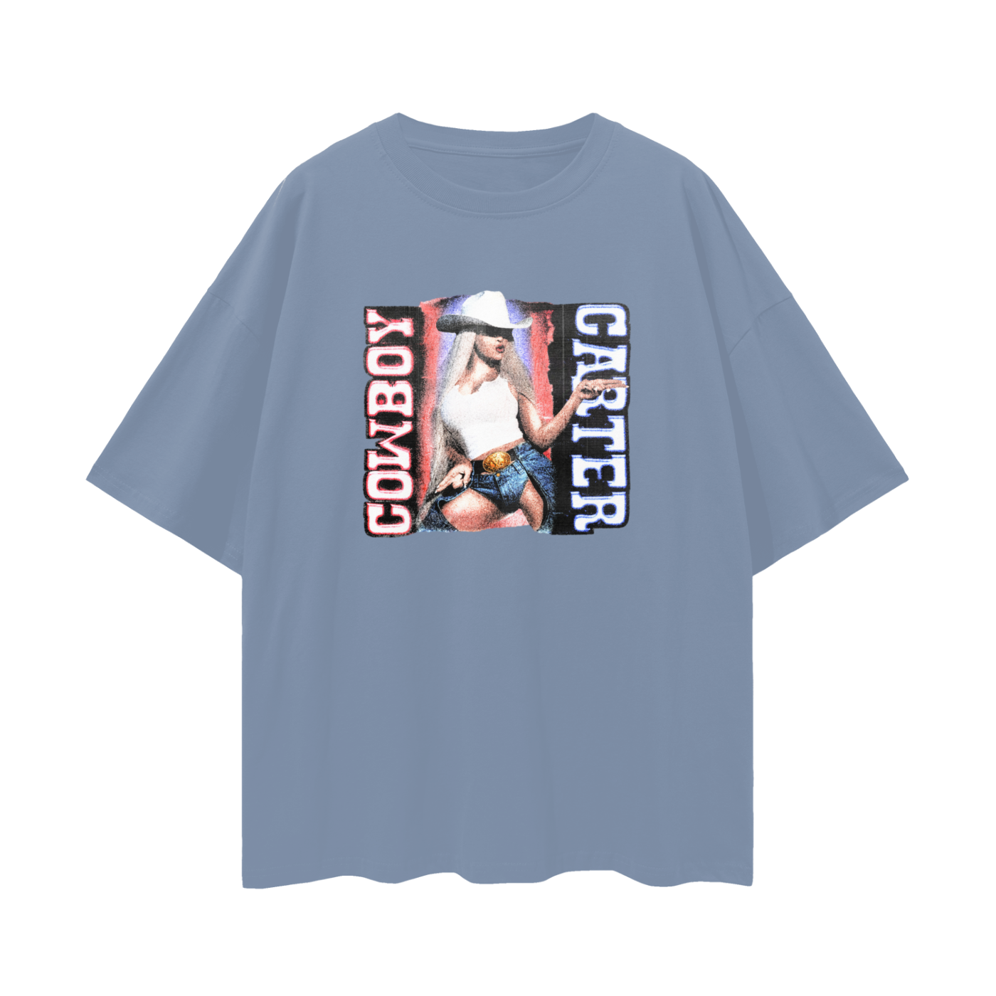 Vintage Like Beyonce Cowboy Carter Graphic Oversized T Shirt