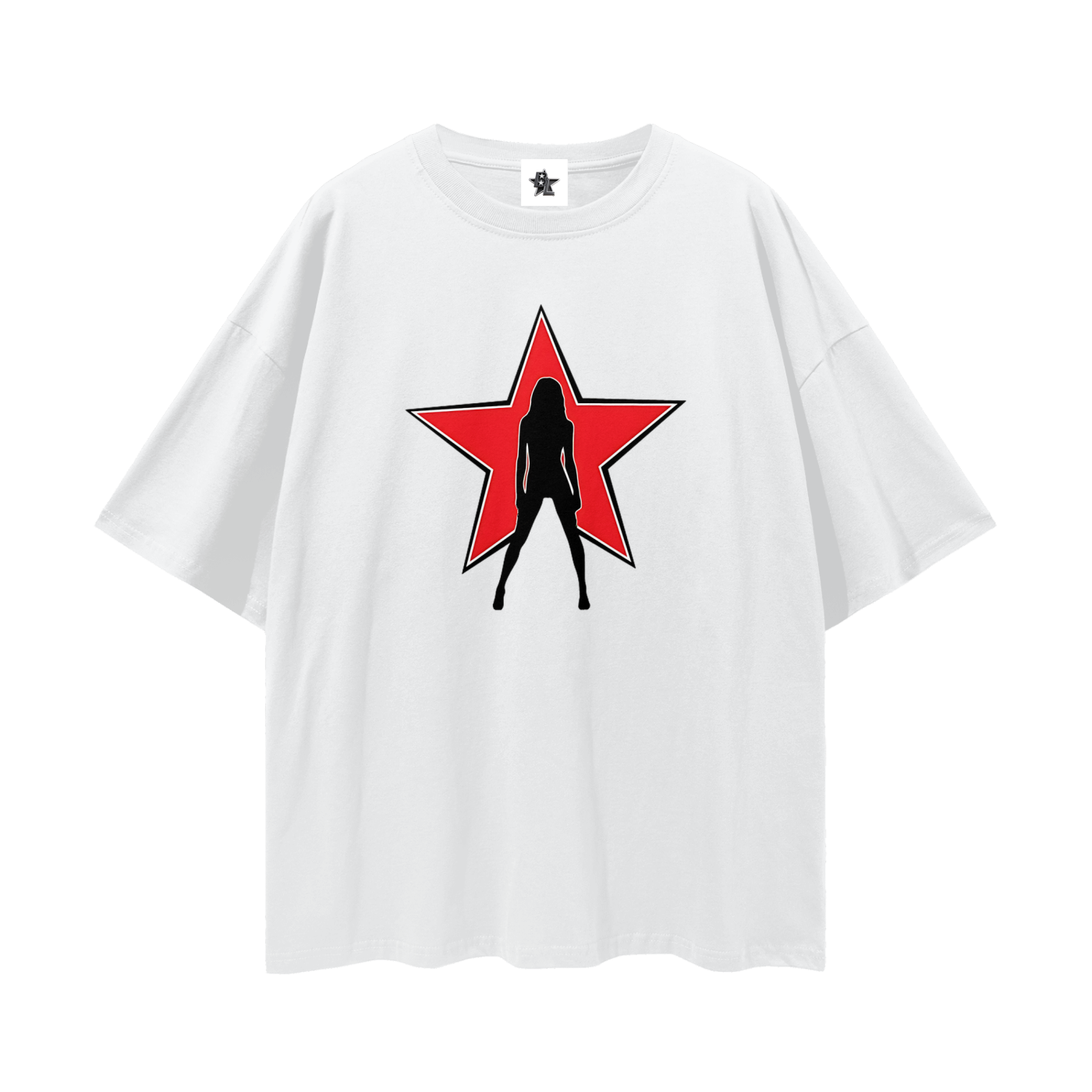 Vintage/Y2K Star Lady Oversized T Shirt