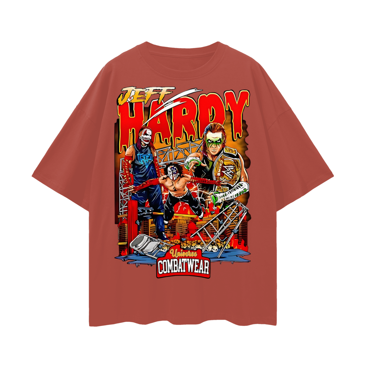 Jeff Hardy 90s Vintage Like Graphic Oversized T Shirt