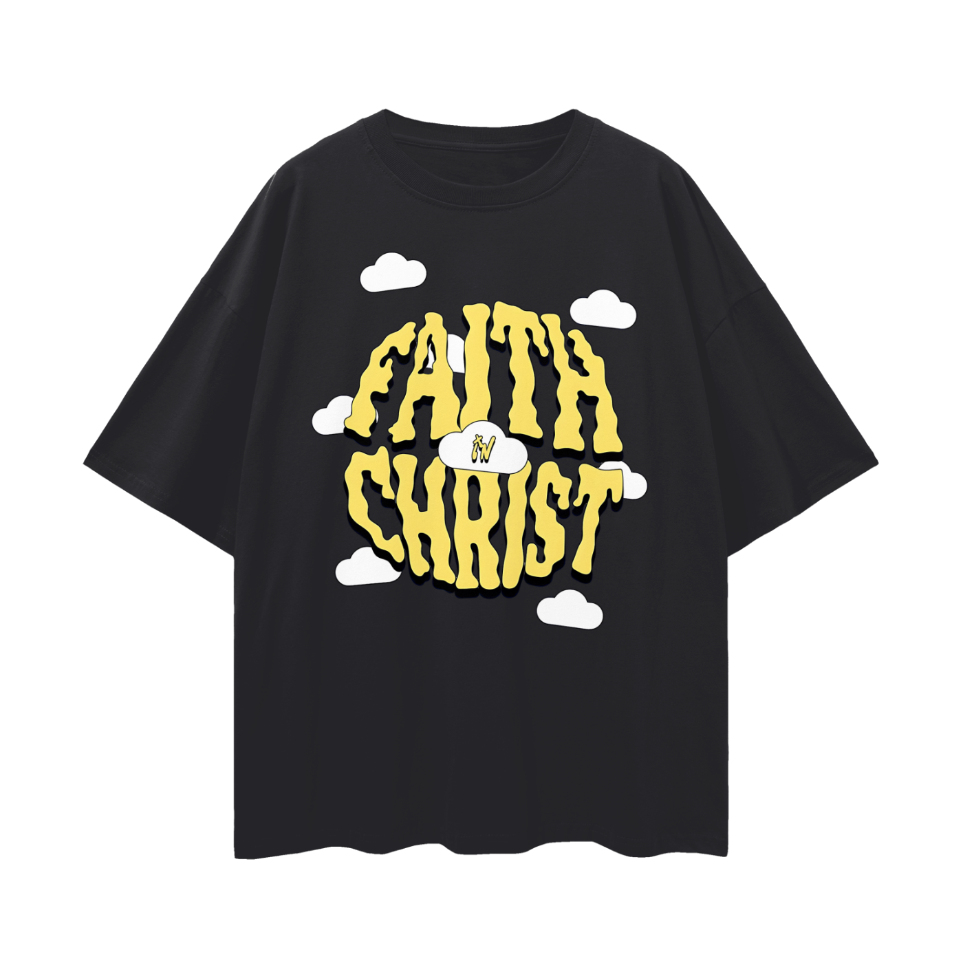 Religious Have Faith In Christ Y2K Vintage Like Graphic Oversized T Shirt