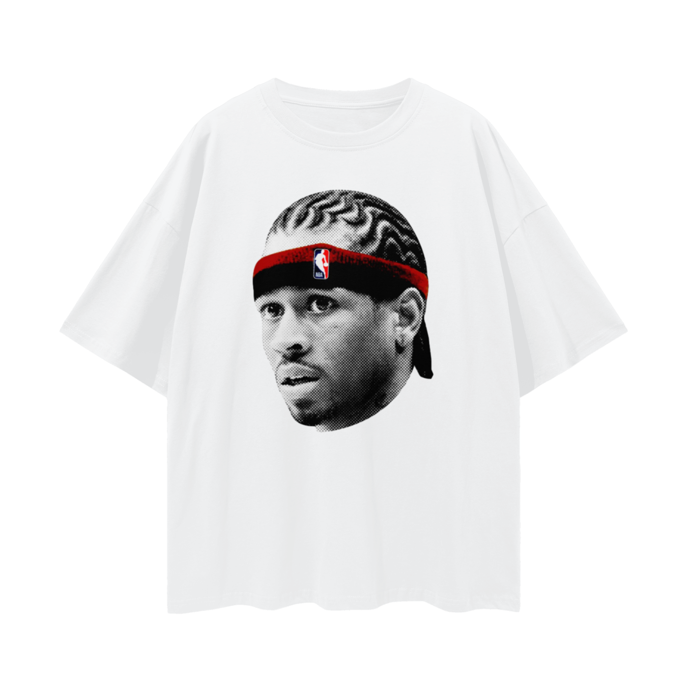 Vintage Like Allen Iverson Big Head Oversized T Shirt