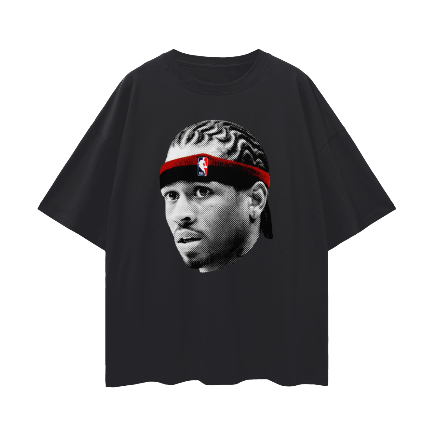 Vintage Like Allen Iverson Big Head Oversized T Shirt