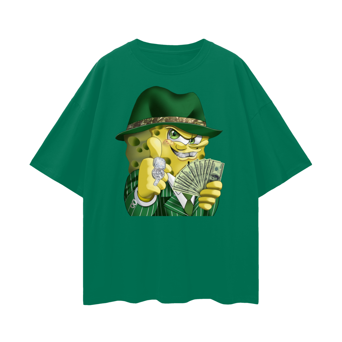 Vintage Like SpongeBob Gangster/Mob Oversized T Shirt