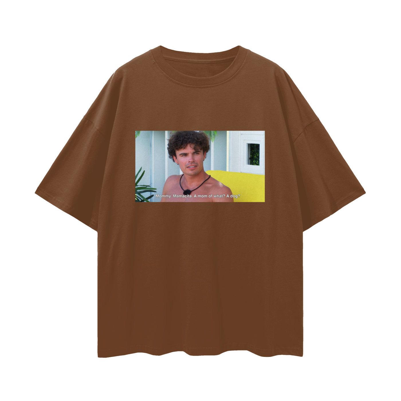 Love Island Funny Nic & Hudda Momacita 90s Vintage Like Graphic Oversized T Shirt