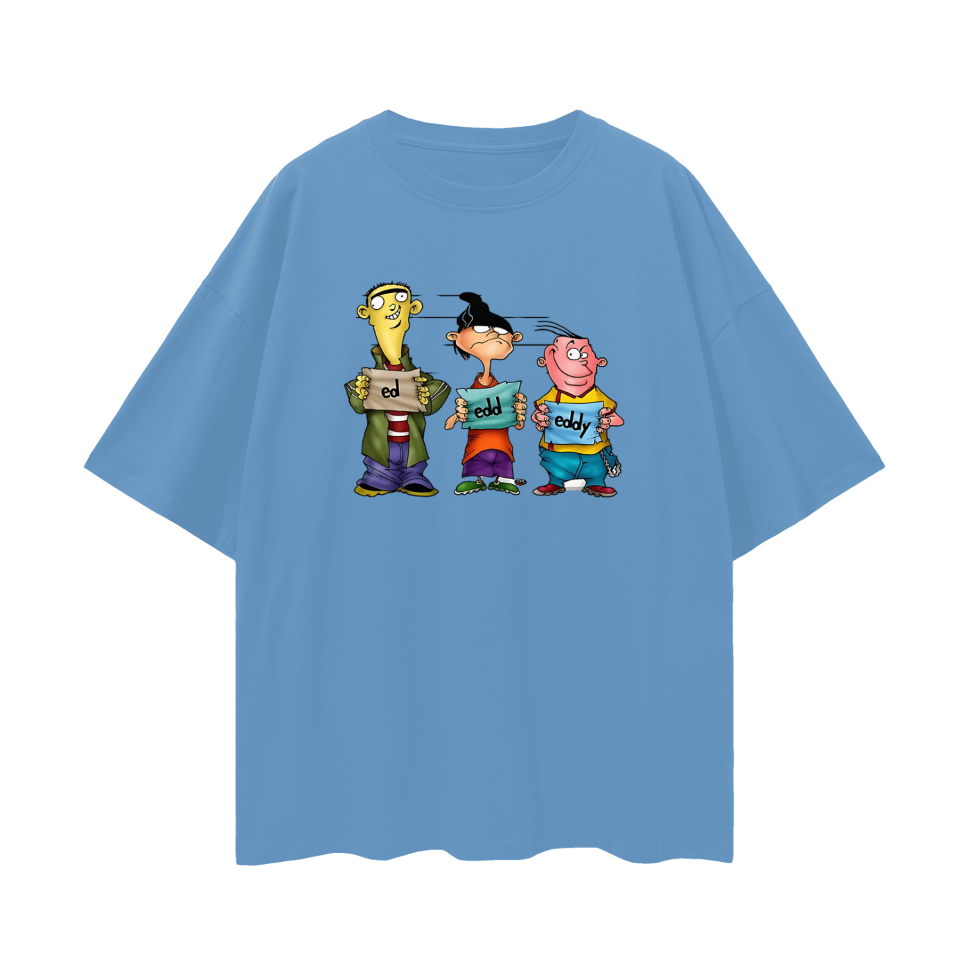 Vintage Like Ed Edd & Eddy Mugshot Oversized T Shirt
