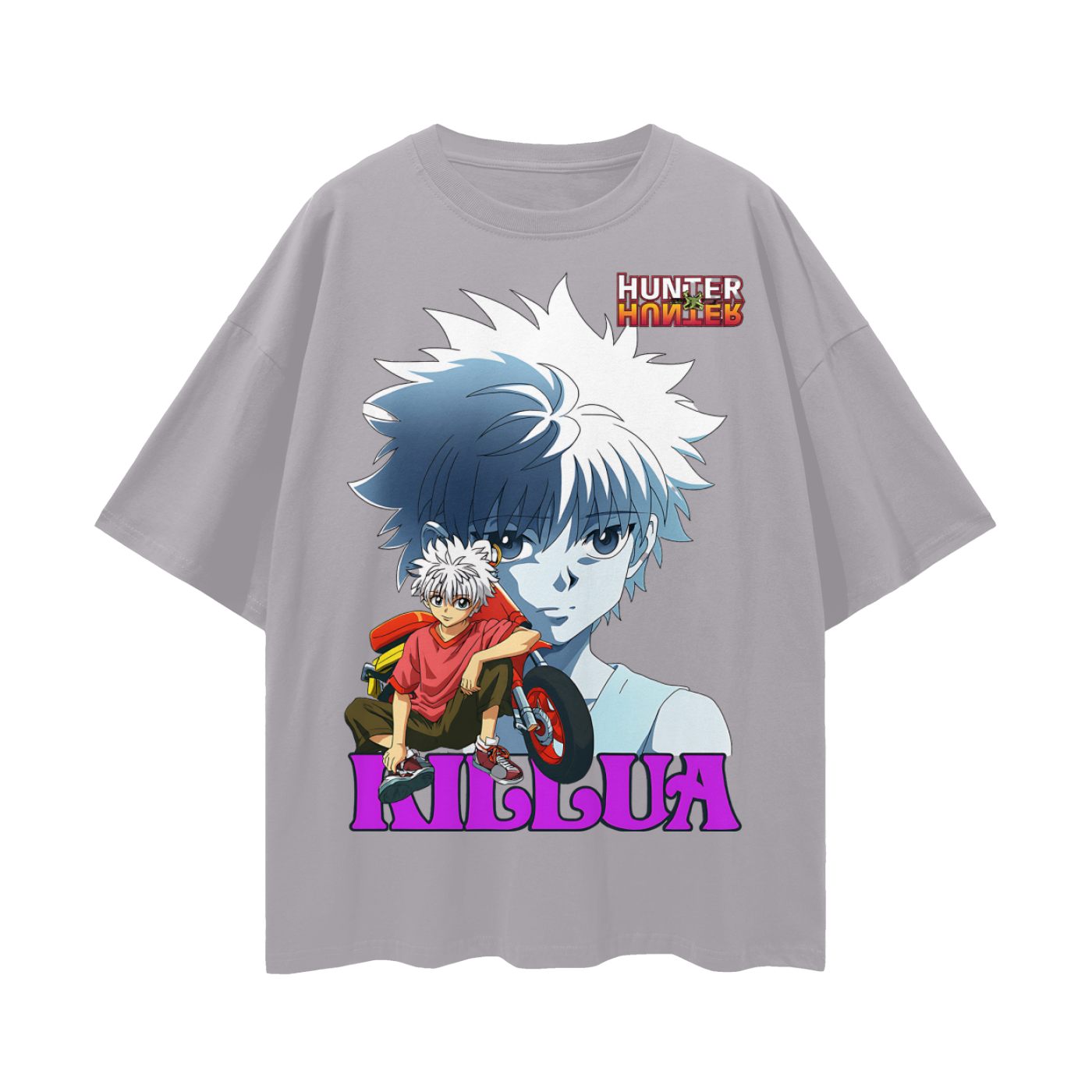 Vintage/Y2K Hunter X Hunter Killua Anime Graphic Oversized T Shirt
