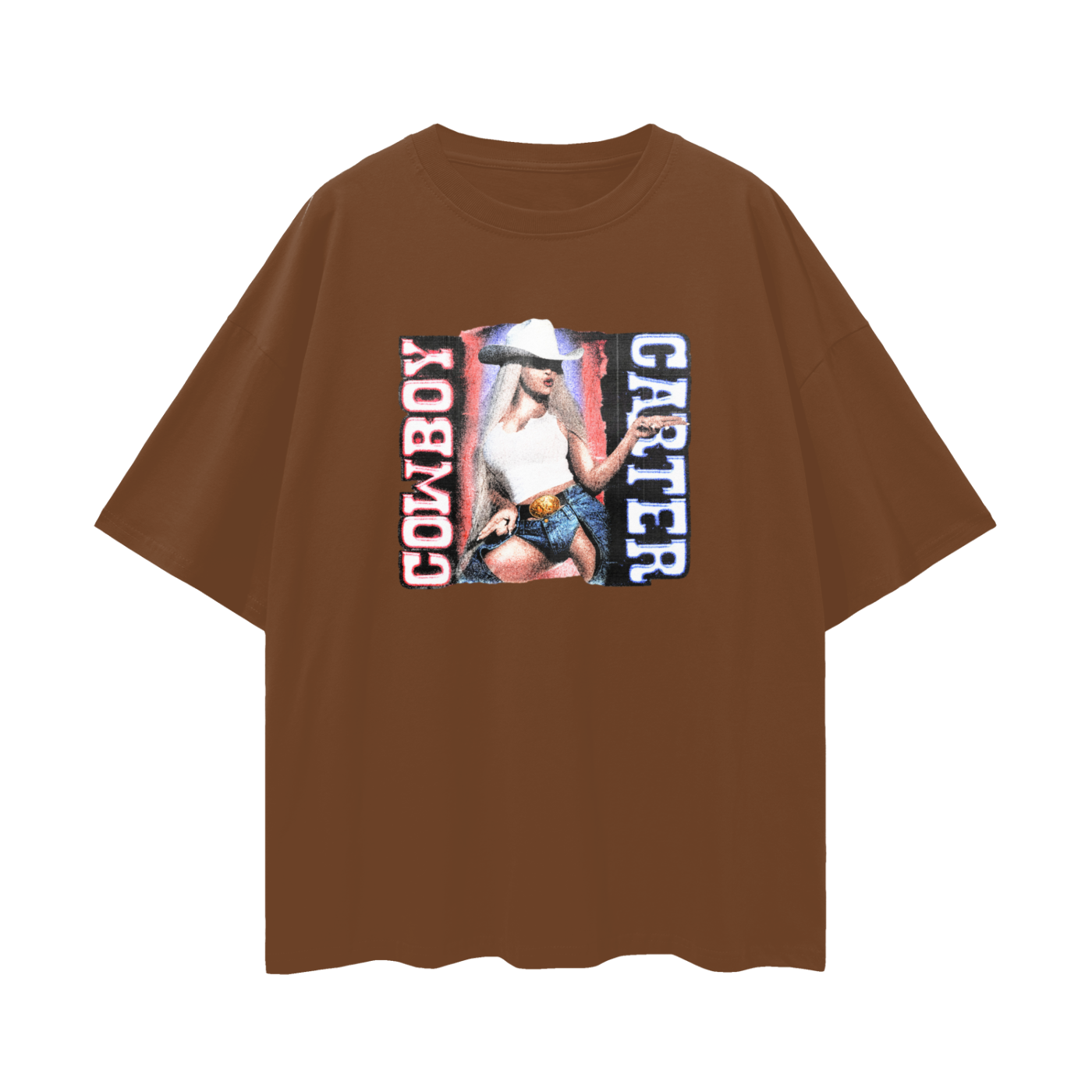 Vintage Like Beyonce Cowboy Carter Graphic Oversized T Shirt