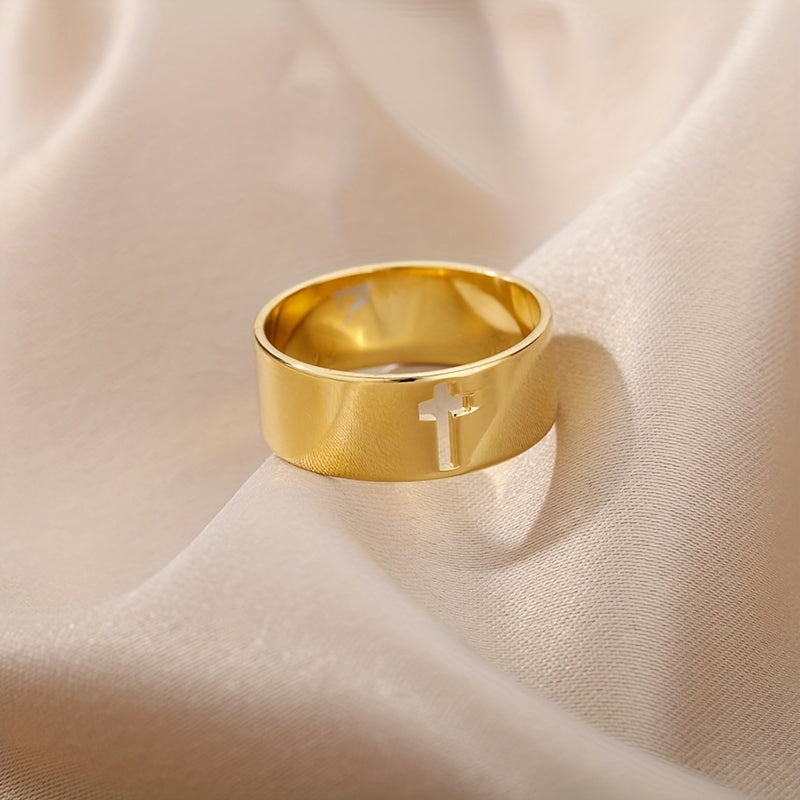 Religious Jesus Cross Ring