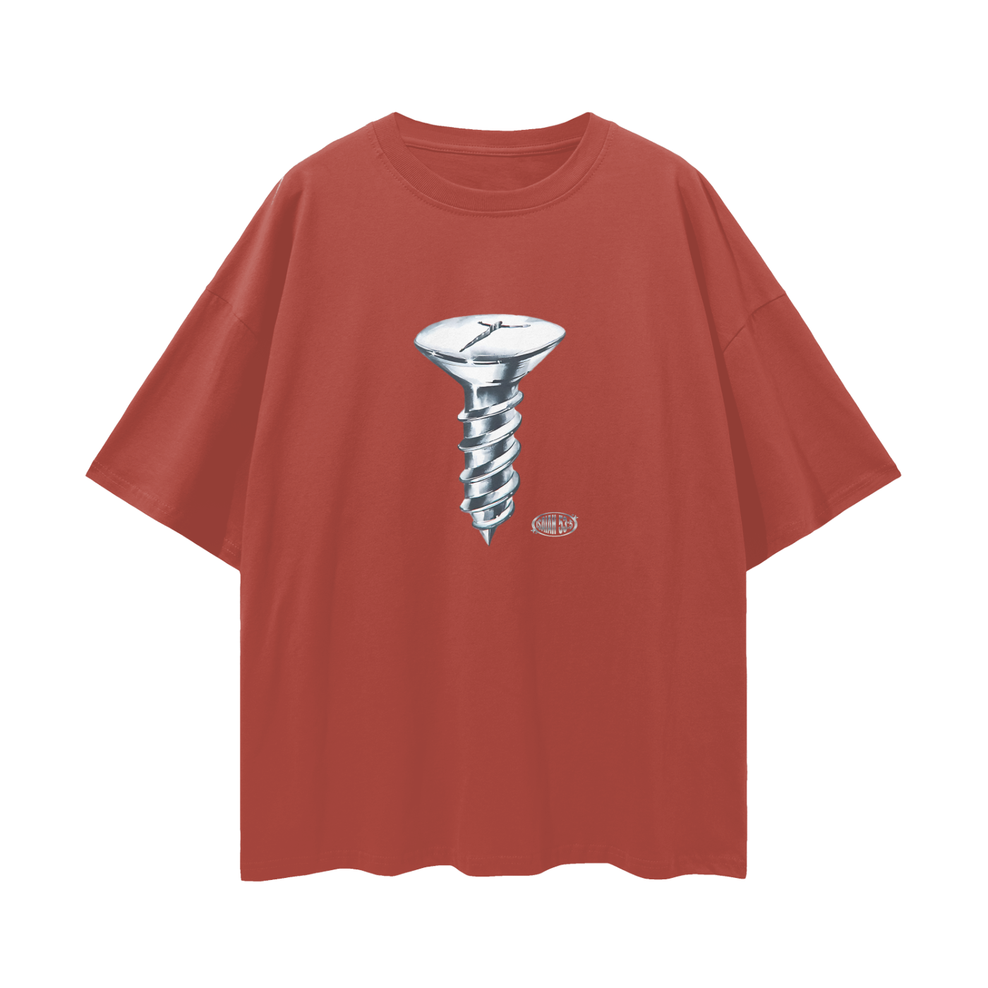 Religious Jesus Isaiah 53:5 Screw Graphic Oversized T Shirt